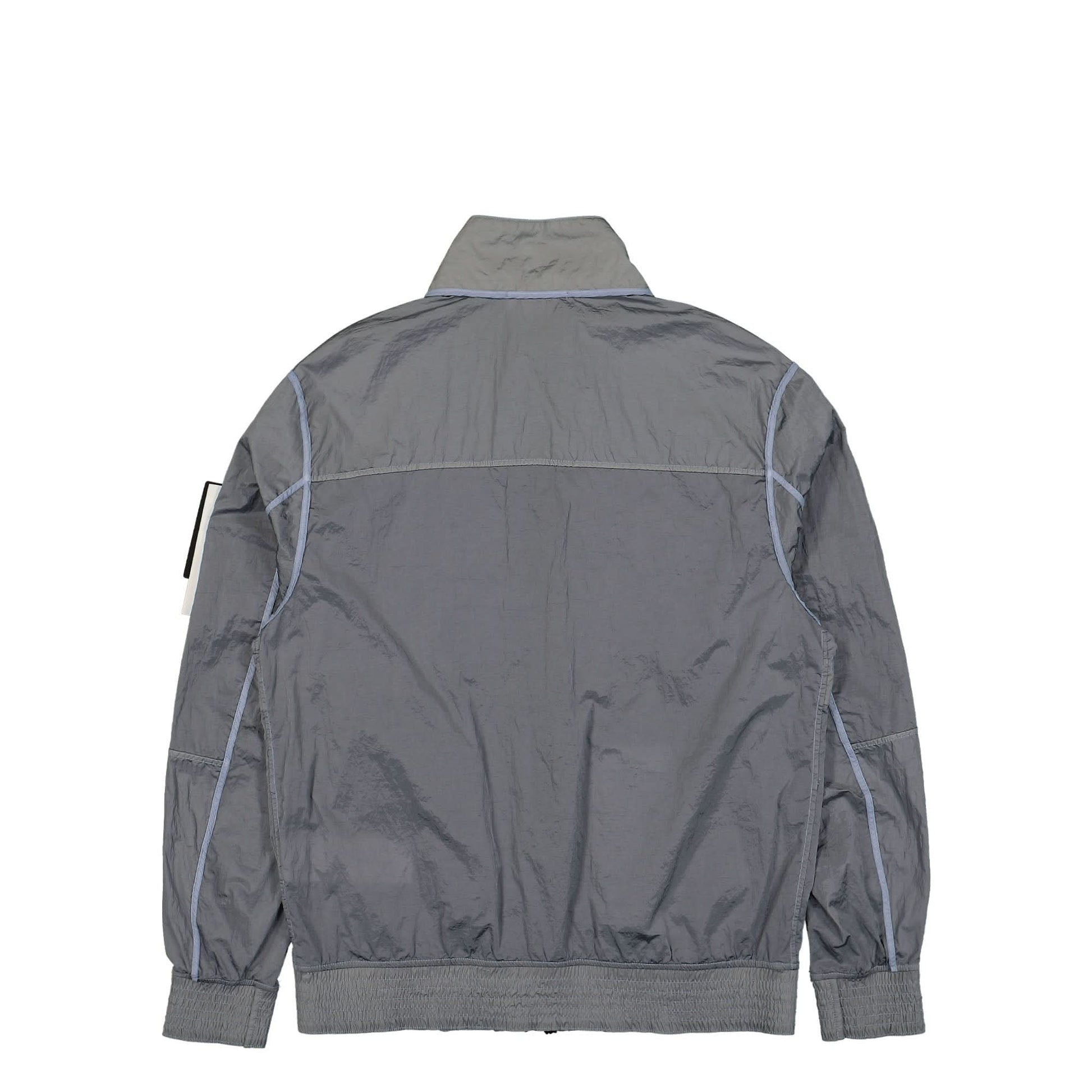 Stone Island Nylon Metal Watro-TC In Econyl Regenerated Jacket Blue Detail view 2 | Gate