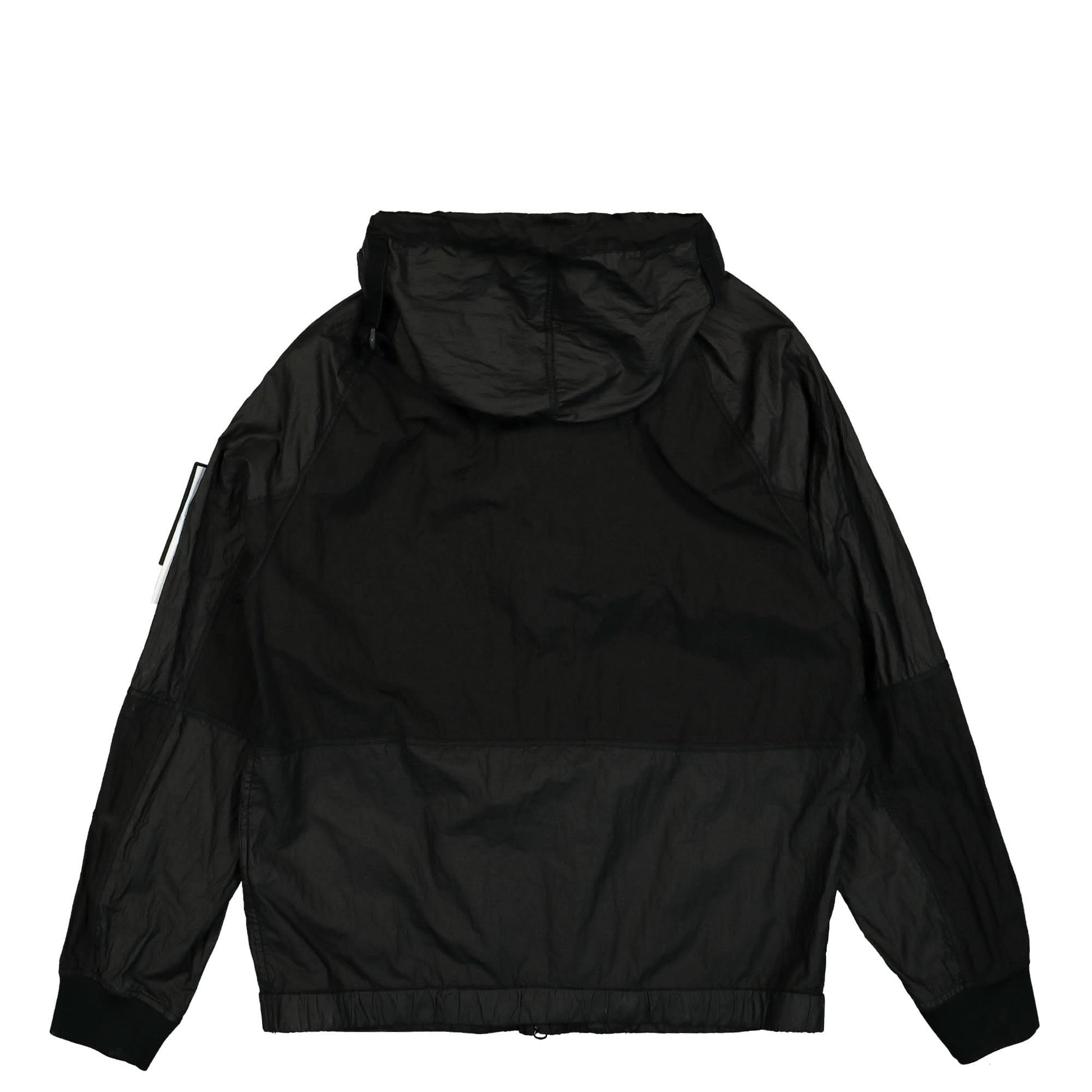 Stone Island Nylon Metal Watro-TC In Econyl Regenrated Nylon Jacket Black Detail view 2 | Gate