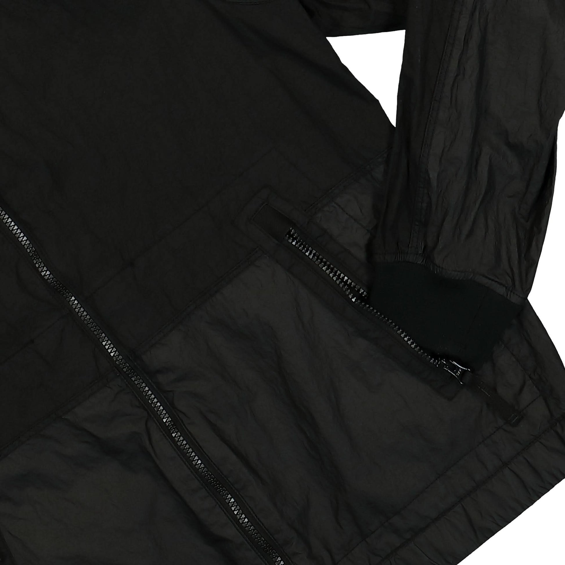 Stone Island Nylon Metal Watro-TC In Econyl Regenrated Nylon Jacket Black Detail view 4 | Gate