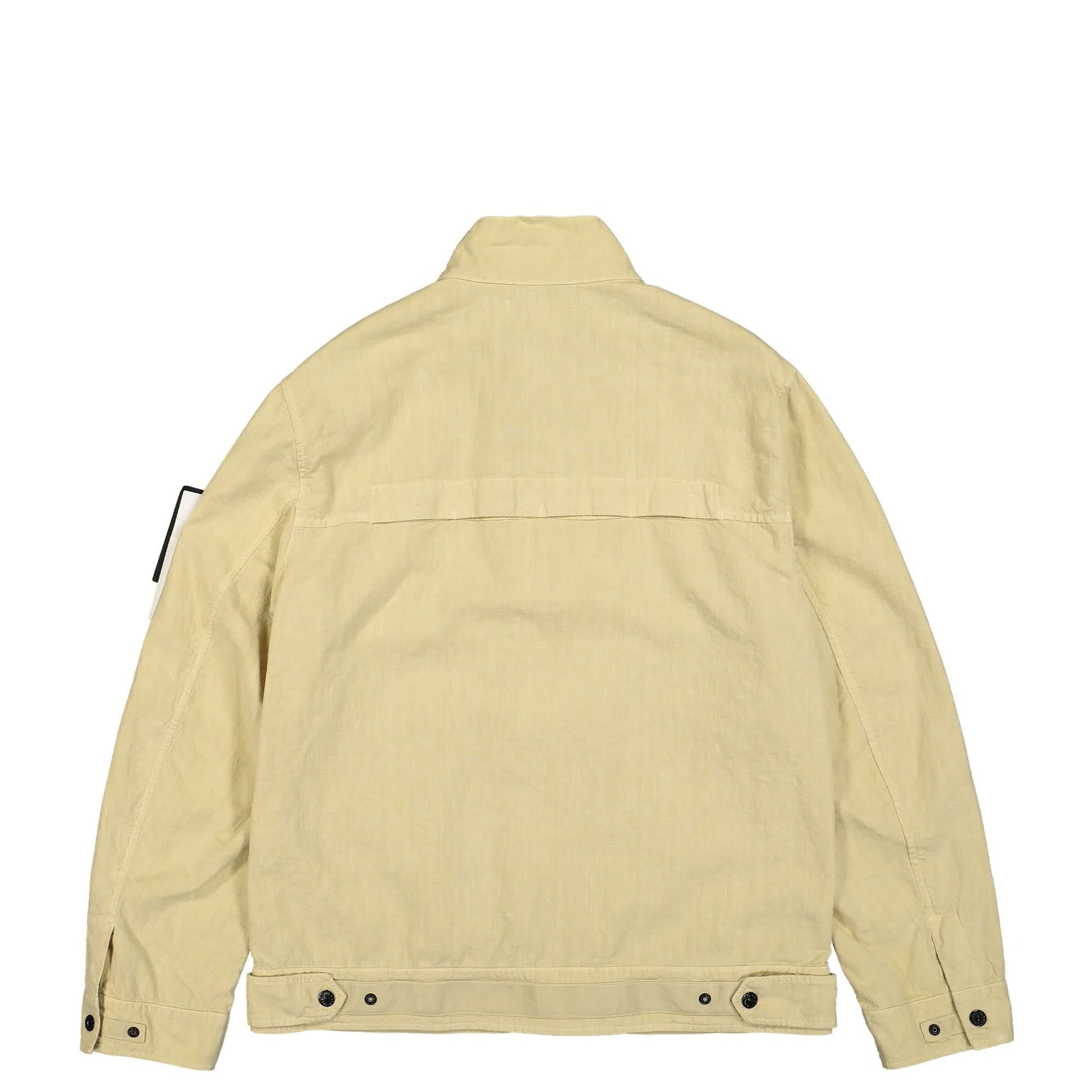 Stone Island Tela Lino Nylon-TC Jacket Beige Detail view 2 | Gate