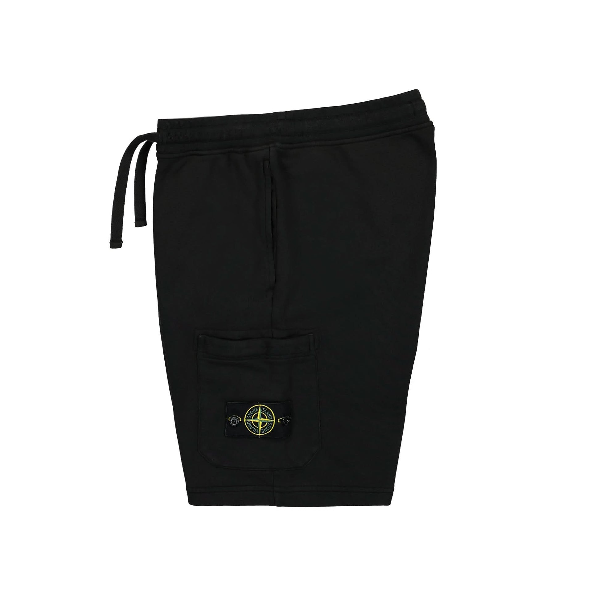 Stone Island Bermuda Sweatshorts Black Detail view 3 | Gate