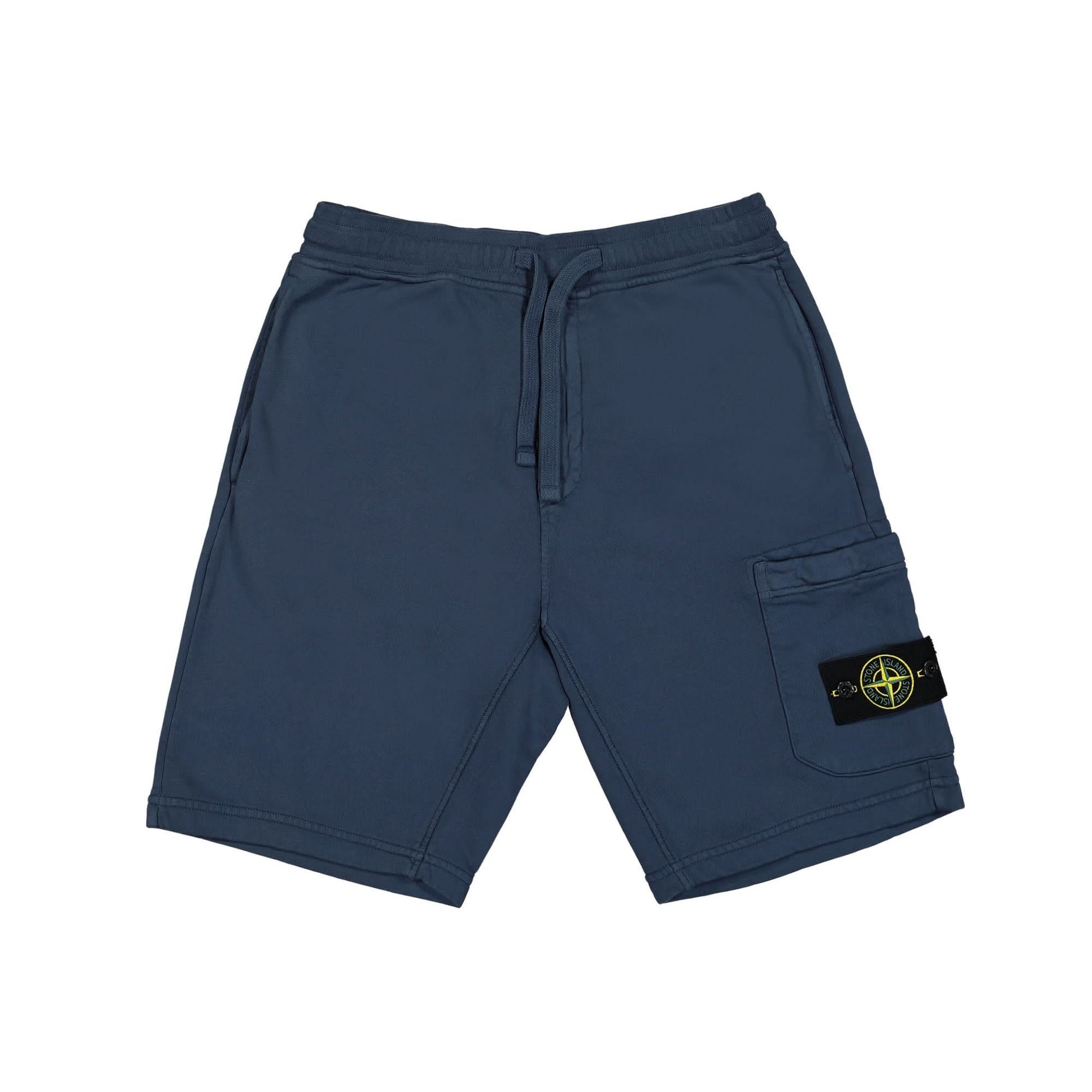 Stone Island Bermuda Sweatshorts Blue Detail view 1 | Gate