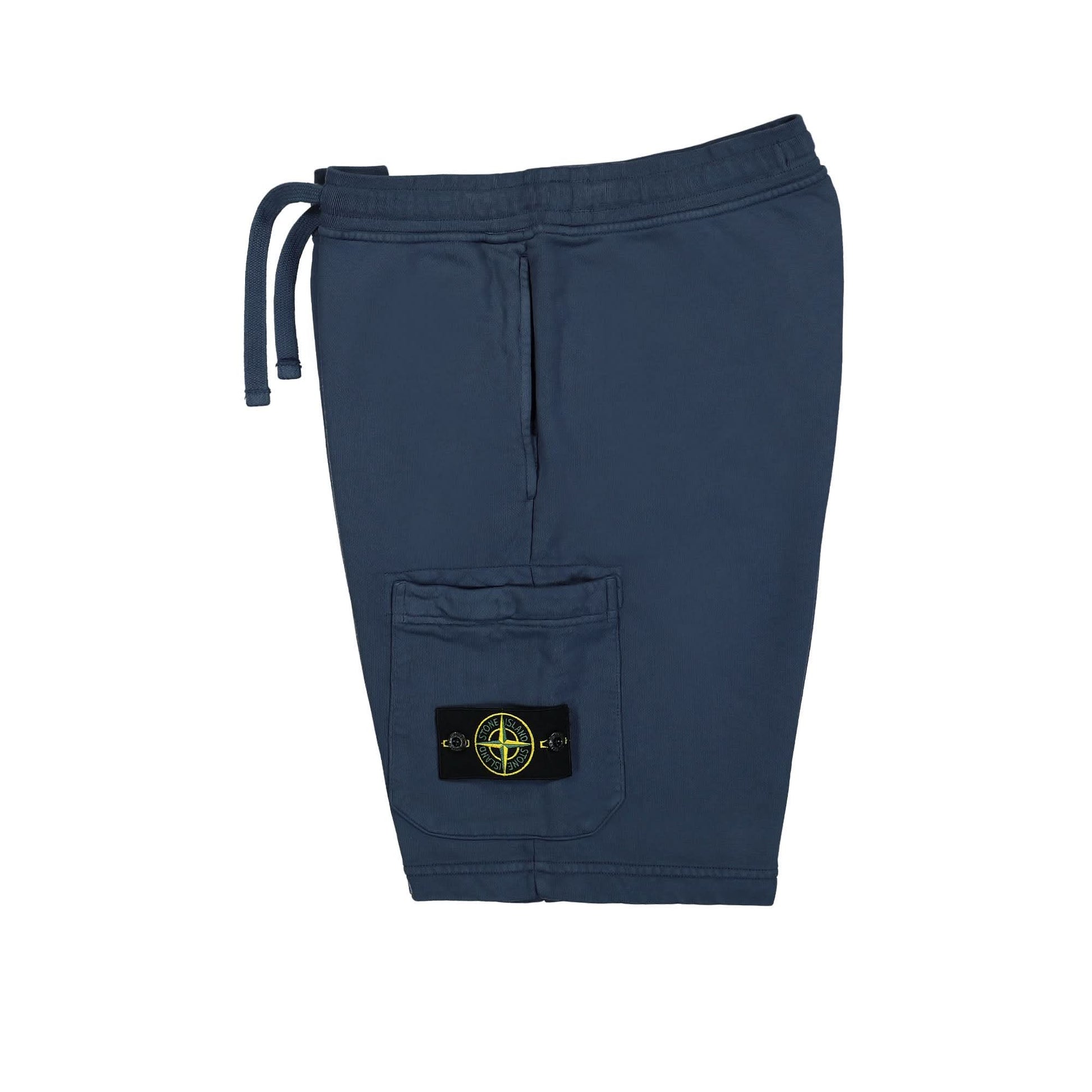 Stone Island Bermuda Sweatshorts Blue Detail view 3 | Gate