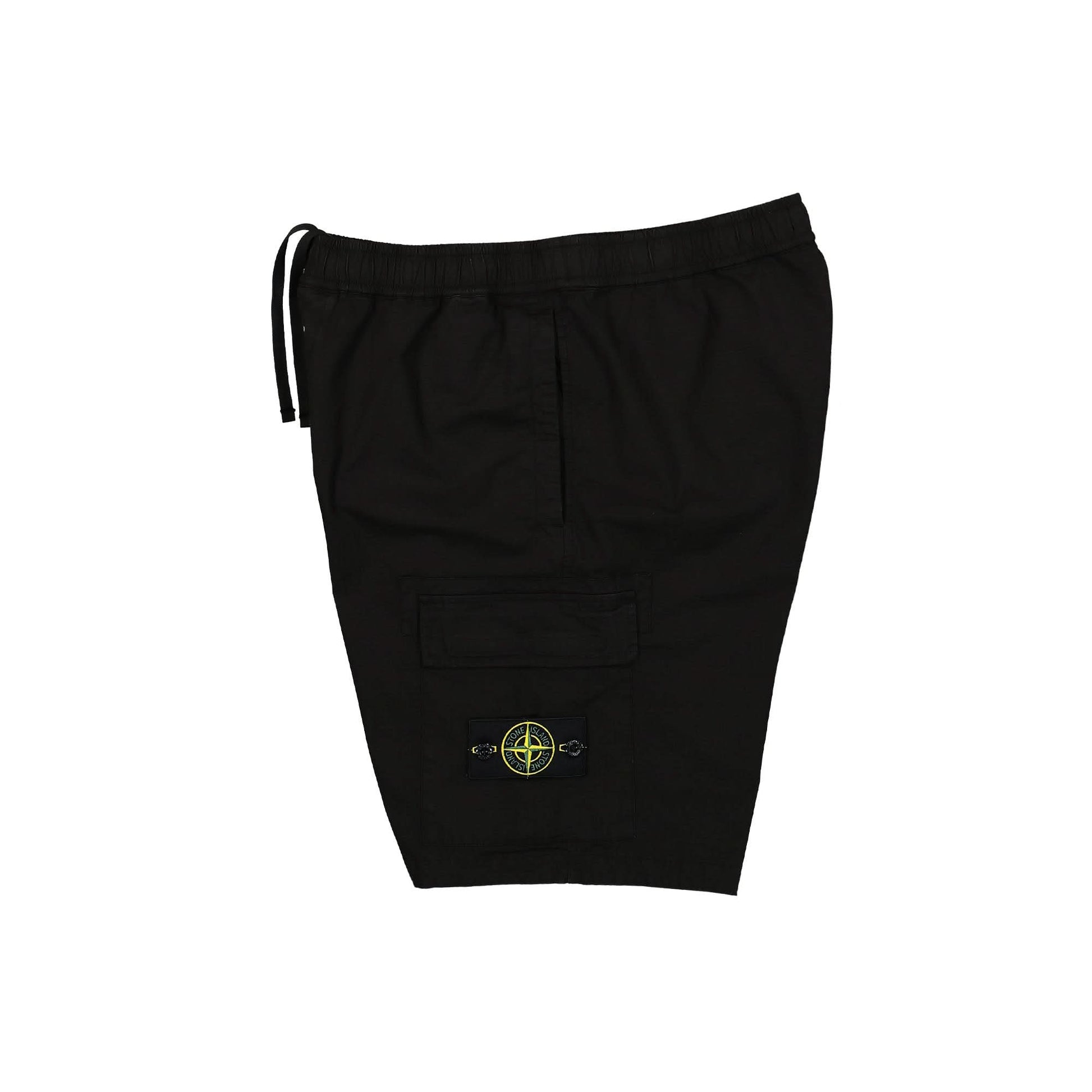 Stone Island Comfort Bermuda Shorts Black Detail view 3 | Gate
