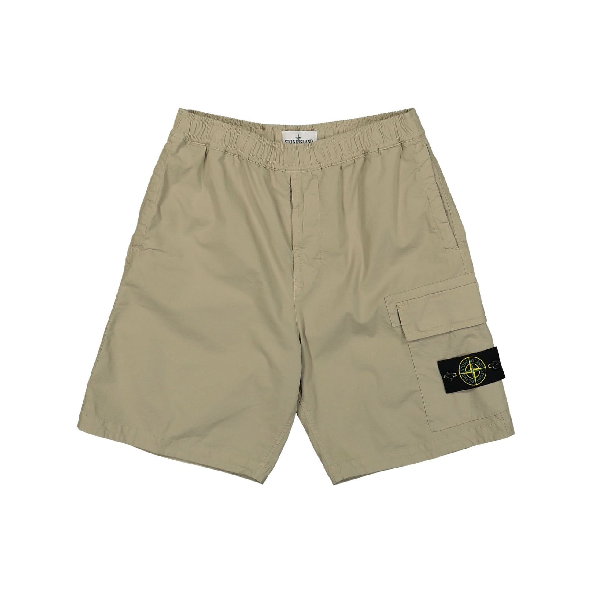 Stone Island Comfort Bermuda Shorts Beige Detail view 1 | Gate