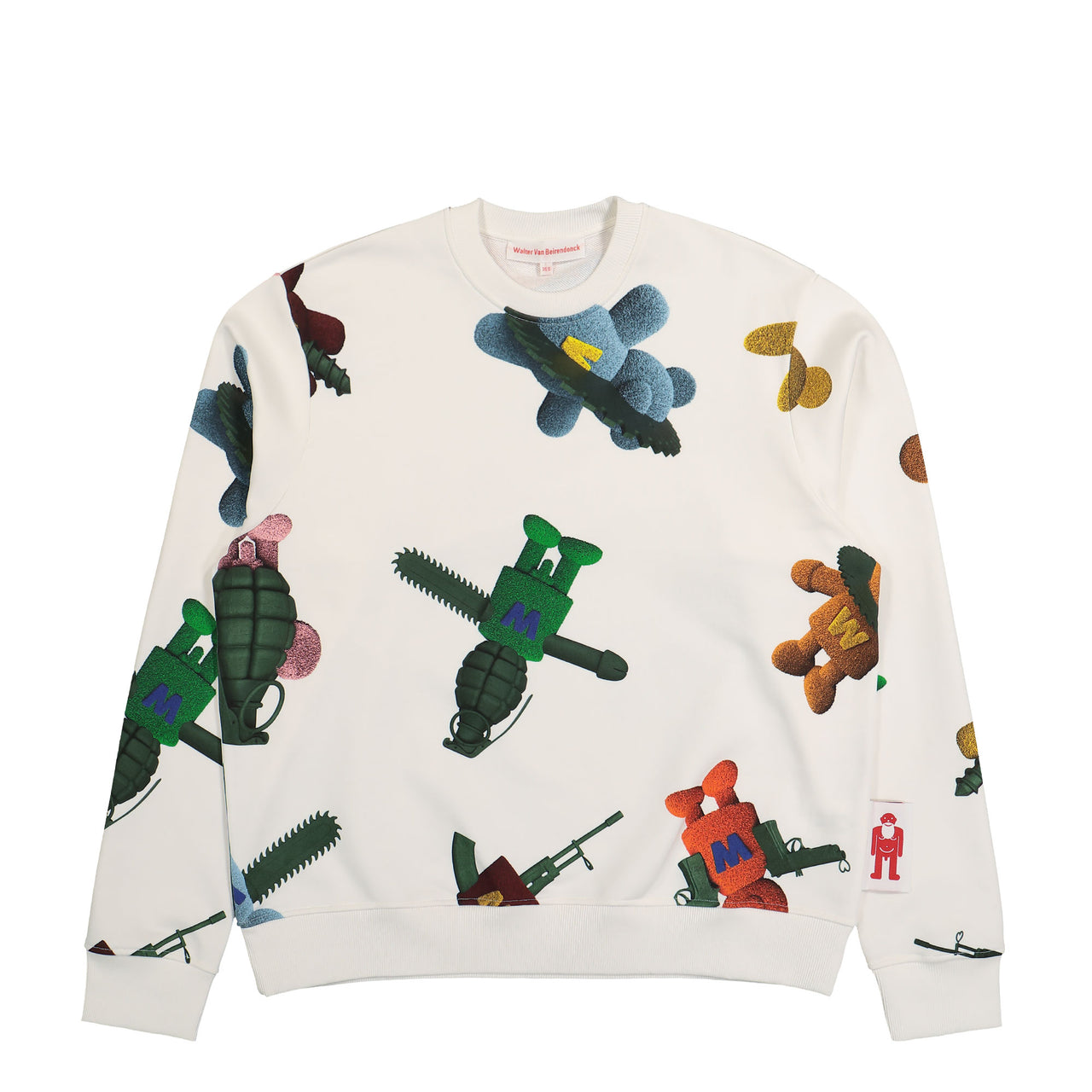 Walter Van Beirendonck Toyterror Sweat OS White Detail view 1 | Gate
