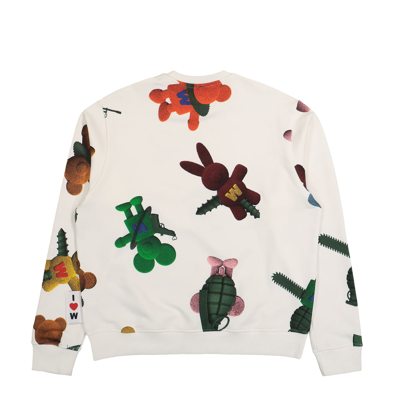 Walter Van Beirendonck Toyterror Sweat OS White Detail view 1 | Gate