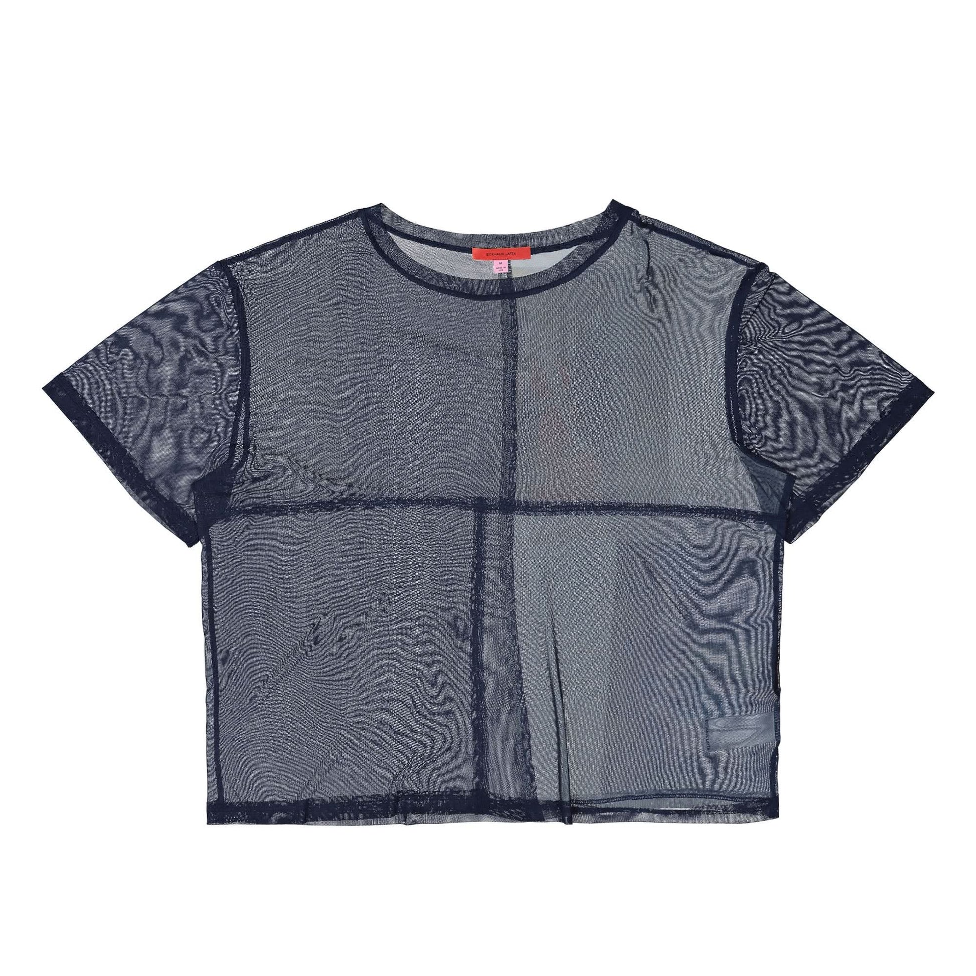 Eckhaus Latta Prom Tee Blue Detail view 1 | Gate