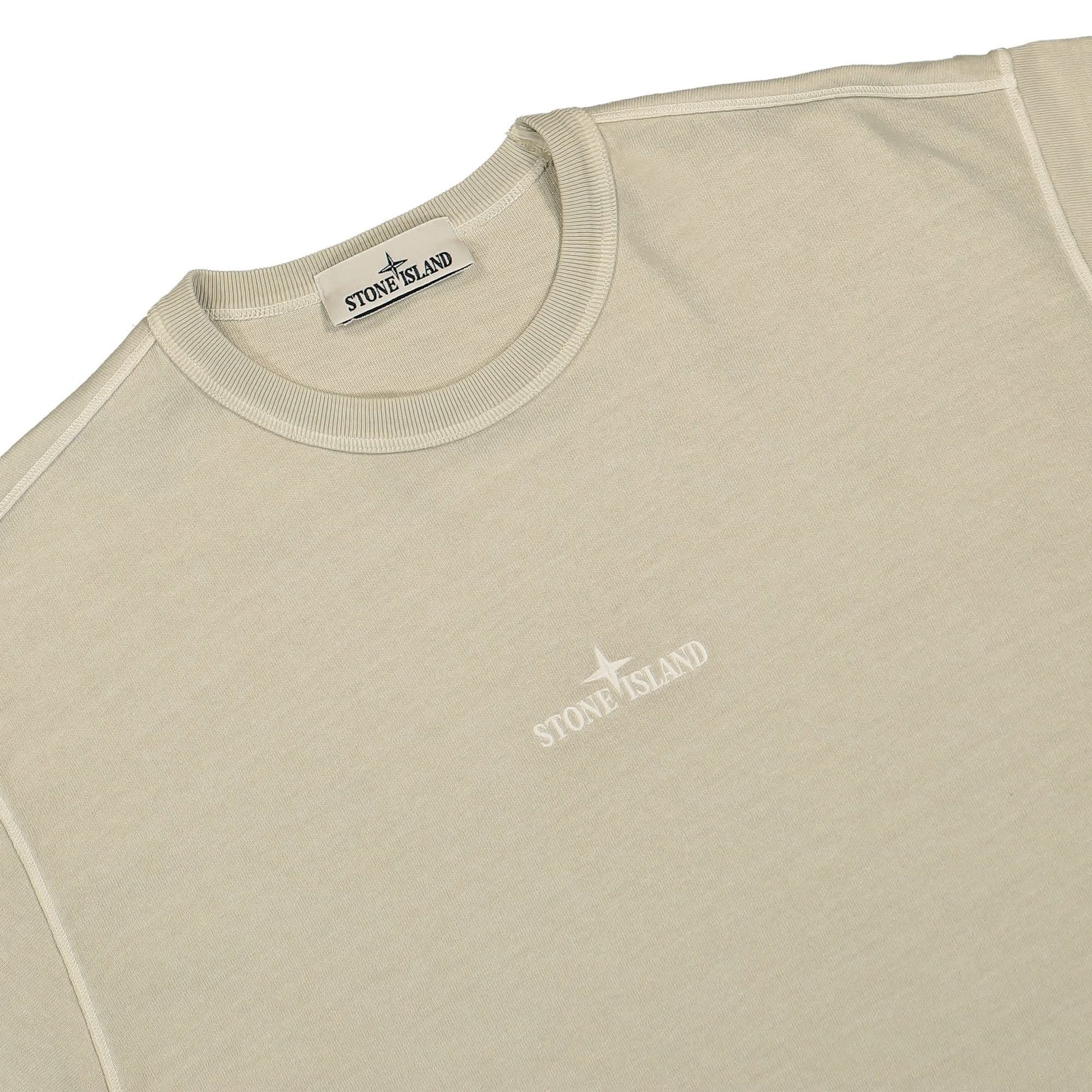 Stone Island T-Shirt Beige Detail view 3 | Gate