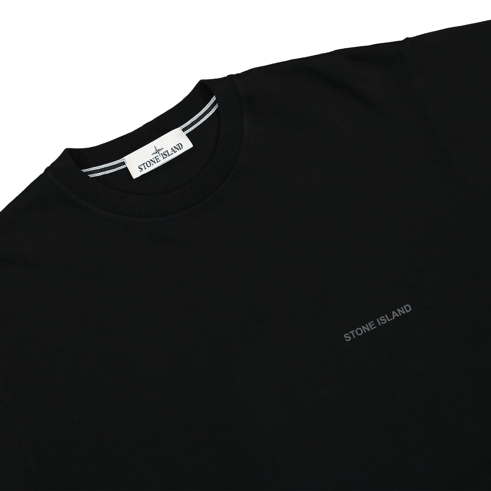 Stone Island T-Shirt Black Detail view 3 | Gate