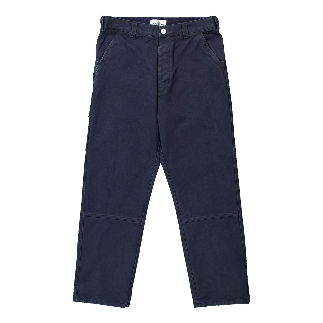 Stone Island Marina Canvas Regular Pants Blue Detail view 1 | Gate