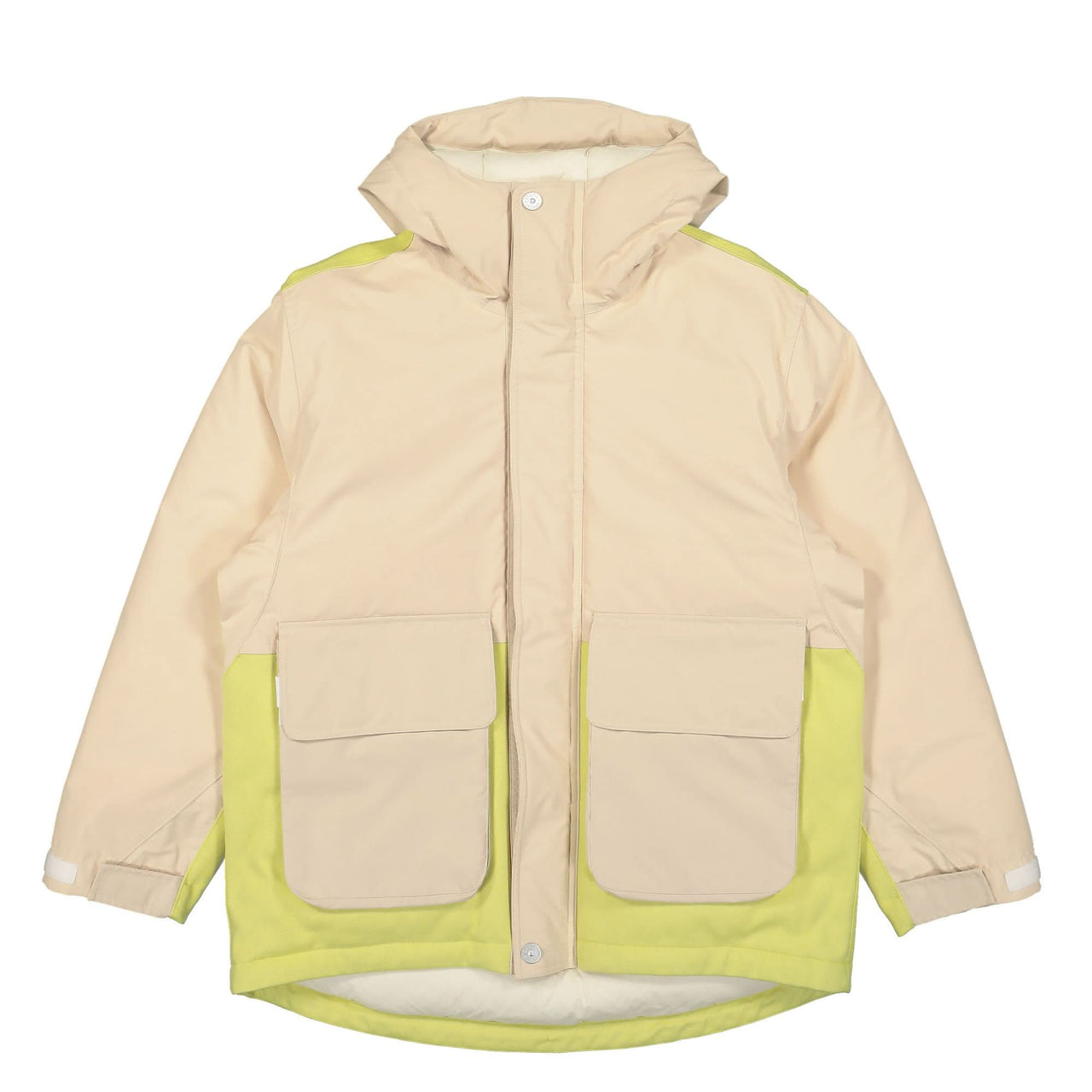 Stone Island Marina Panno Resinato Reflective Down Jacket Yellow Detail view 1 | Gate