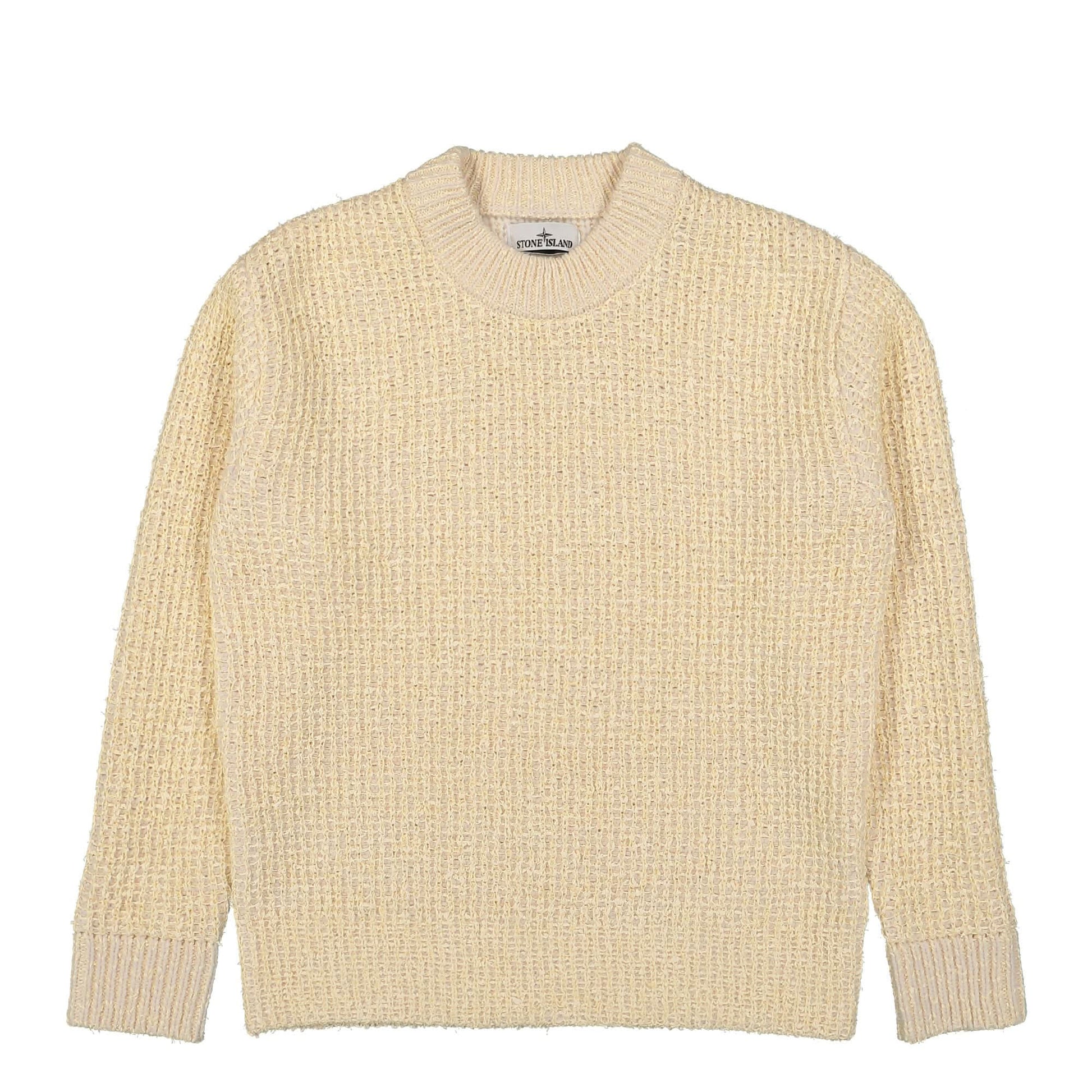 Stone Island Marina Knitted Sweatshirt Beige Detail view 1 | Gate