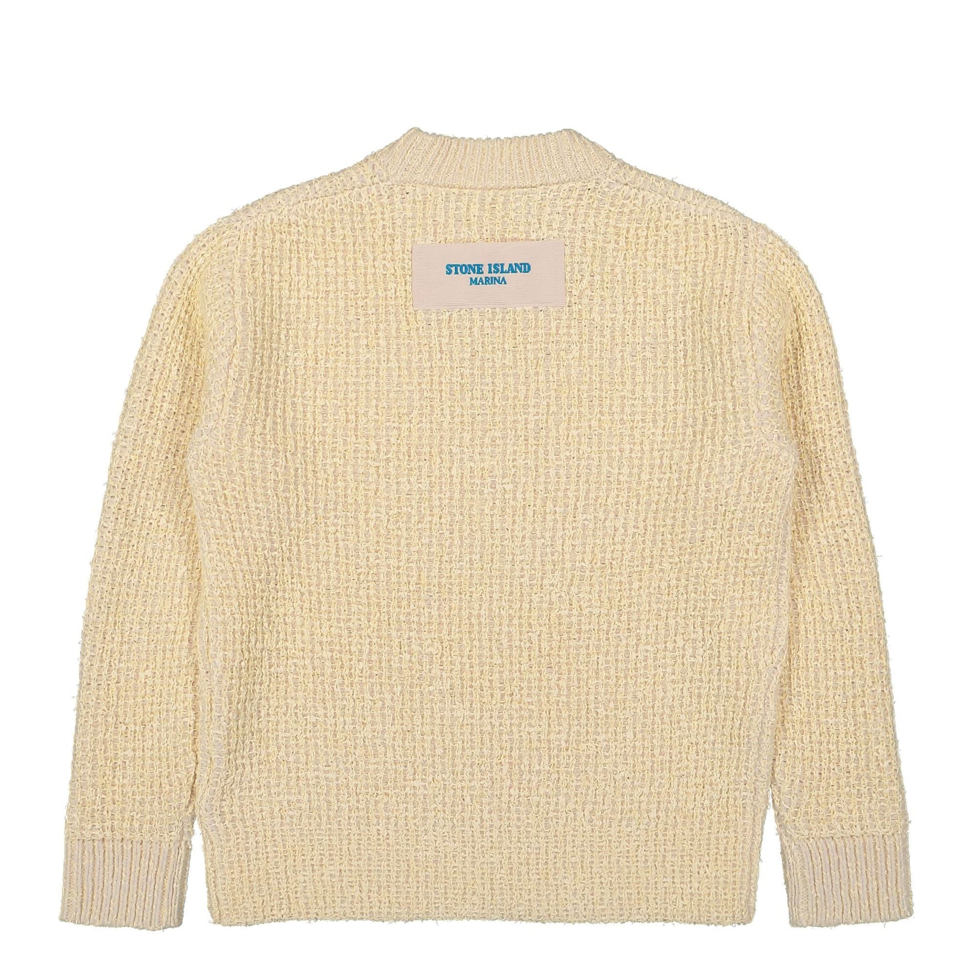Stone Island Marina Knitted Sweatshirt Beige Detail view 2 | Gate