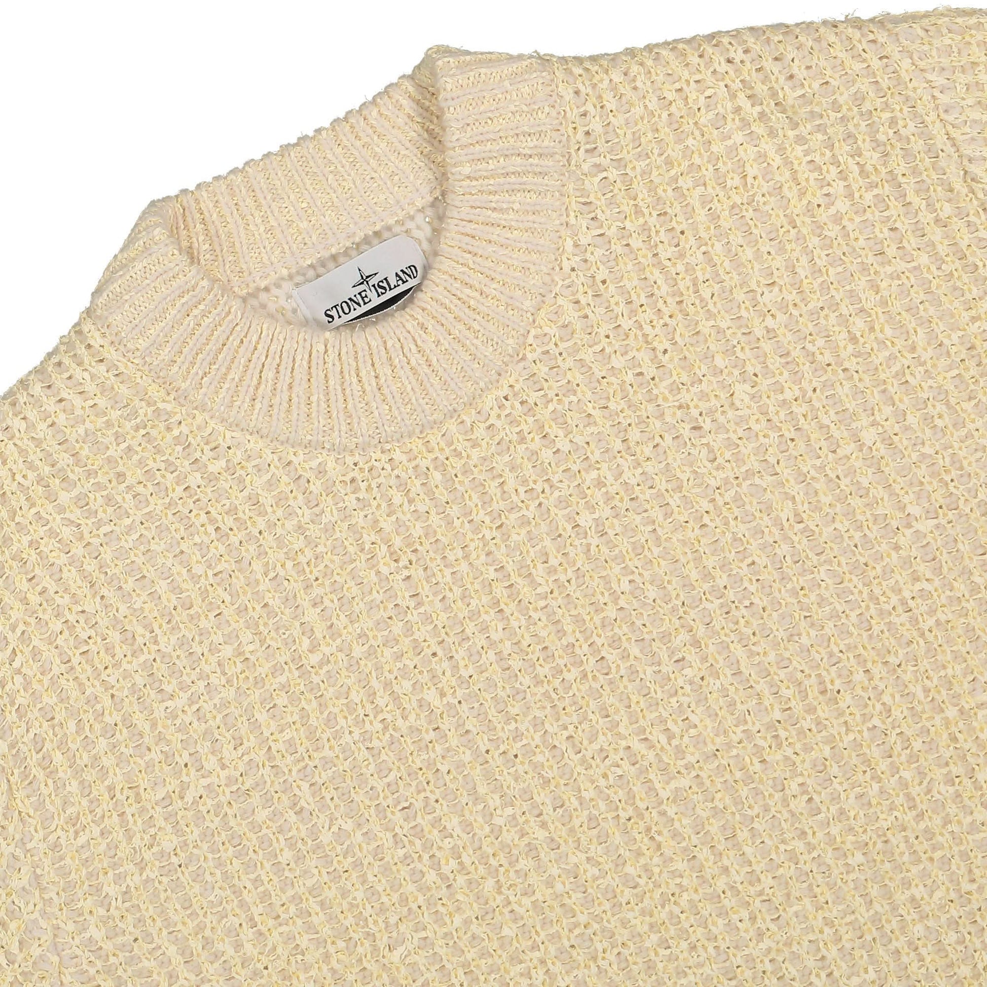 Stone Island Marina Knitted Sweatshirt Beige Detail view 3 | Gate