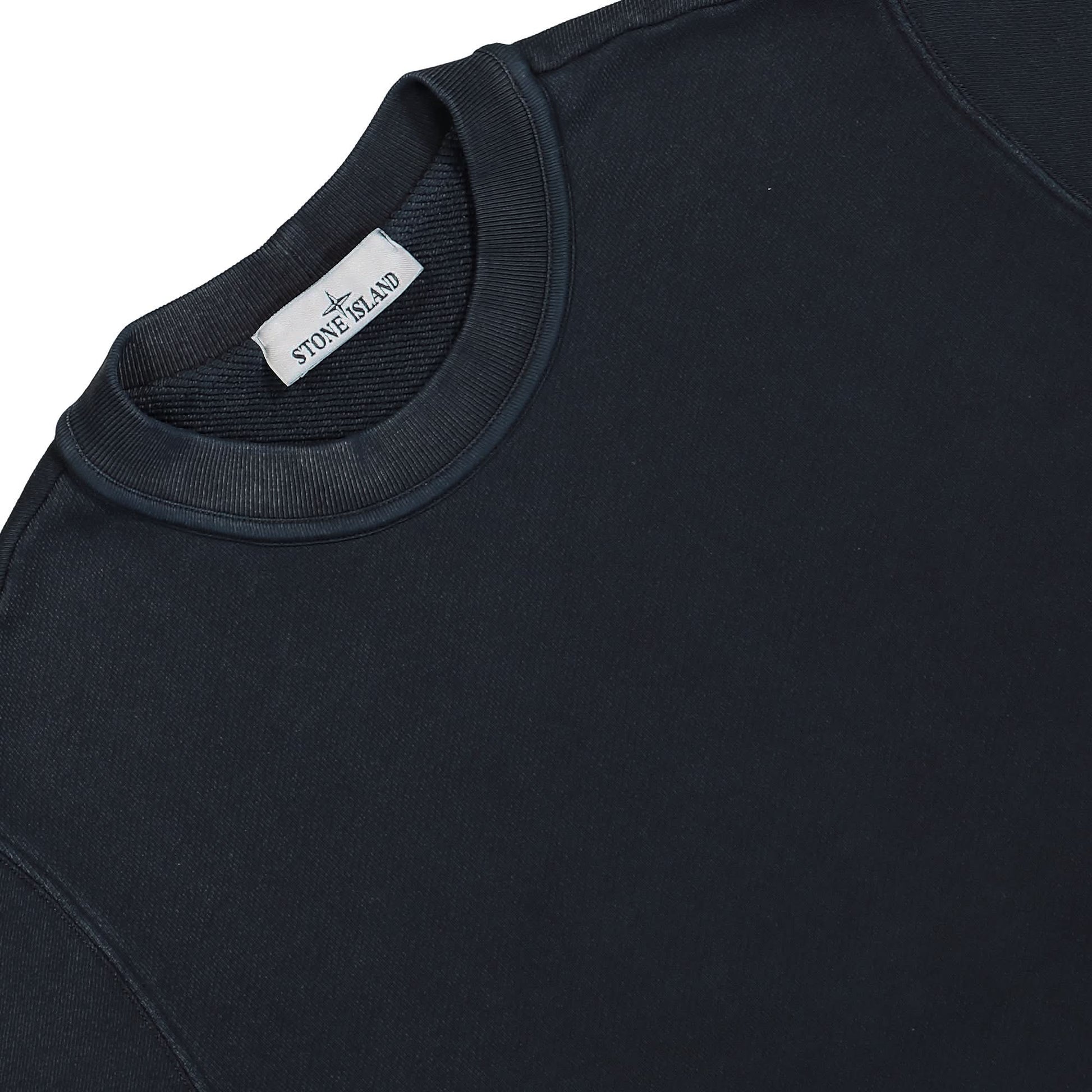Stone Island Sweat-Shirt Blue Detail view 3 | Gate
