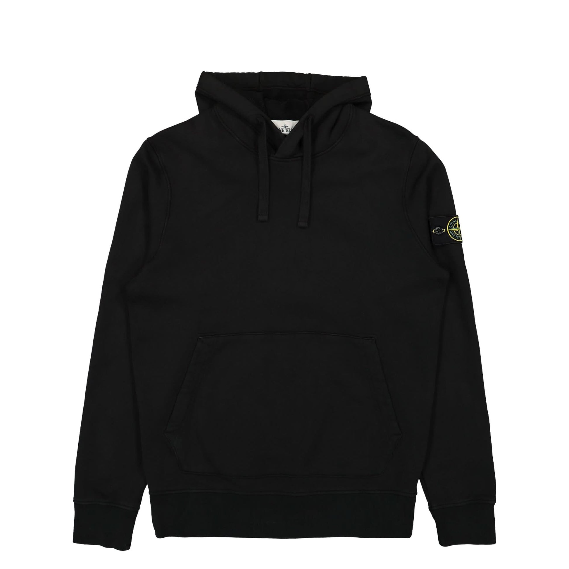 Stone Island Hooded Sweat-Shirt Black Detail view 1 | Gate