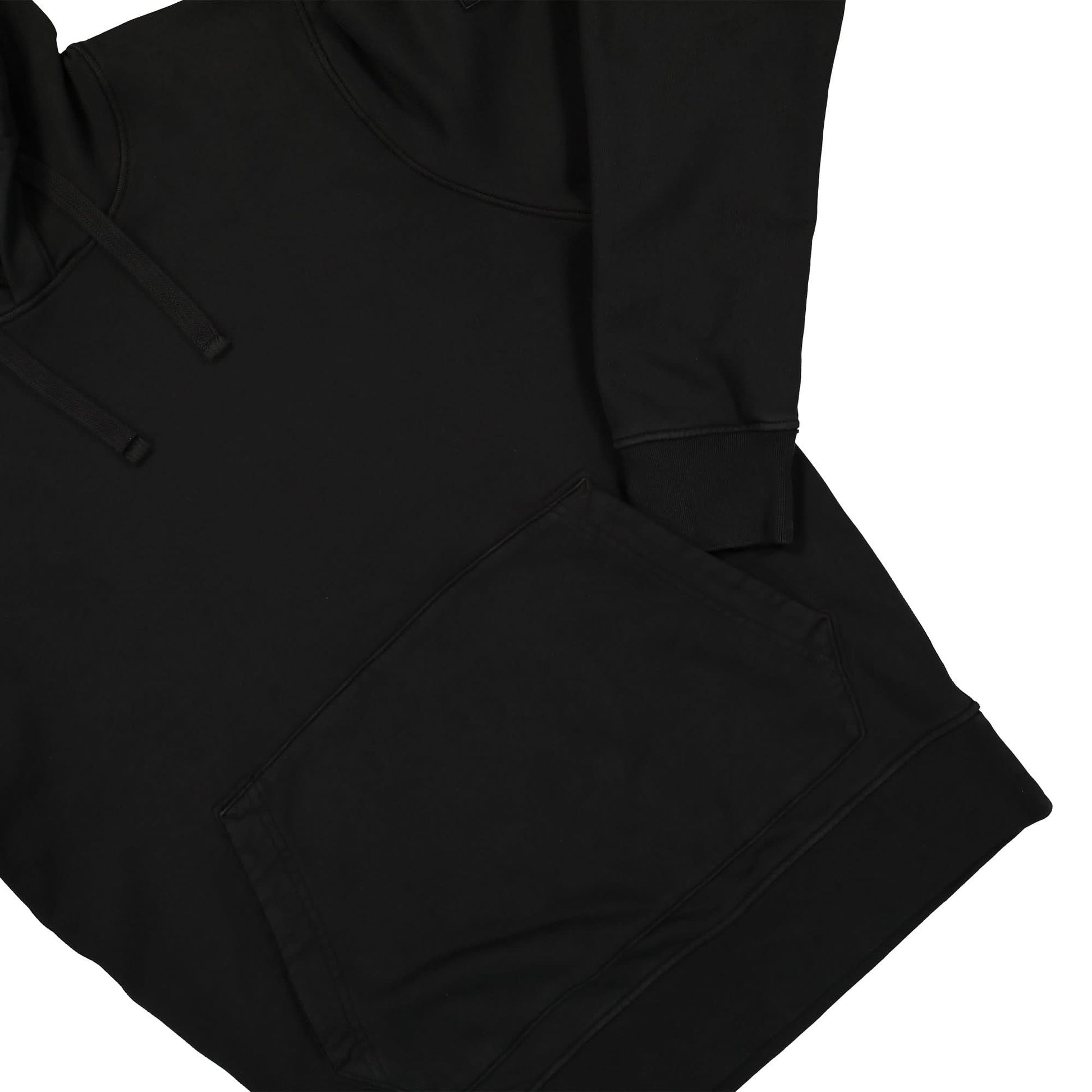 Stone Island Hooded Sweat-Shirt Black Detail view 4 | Gate