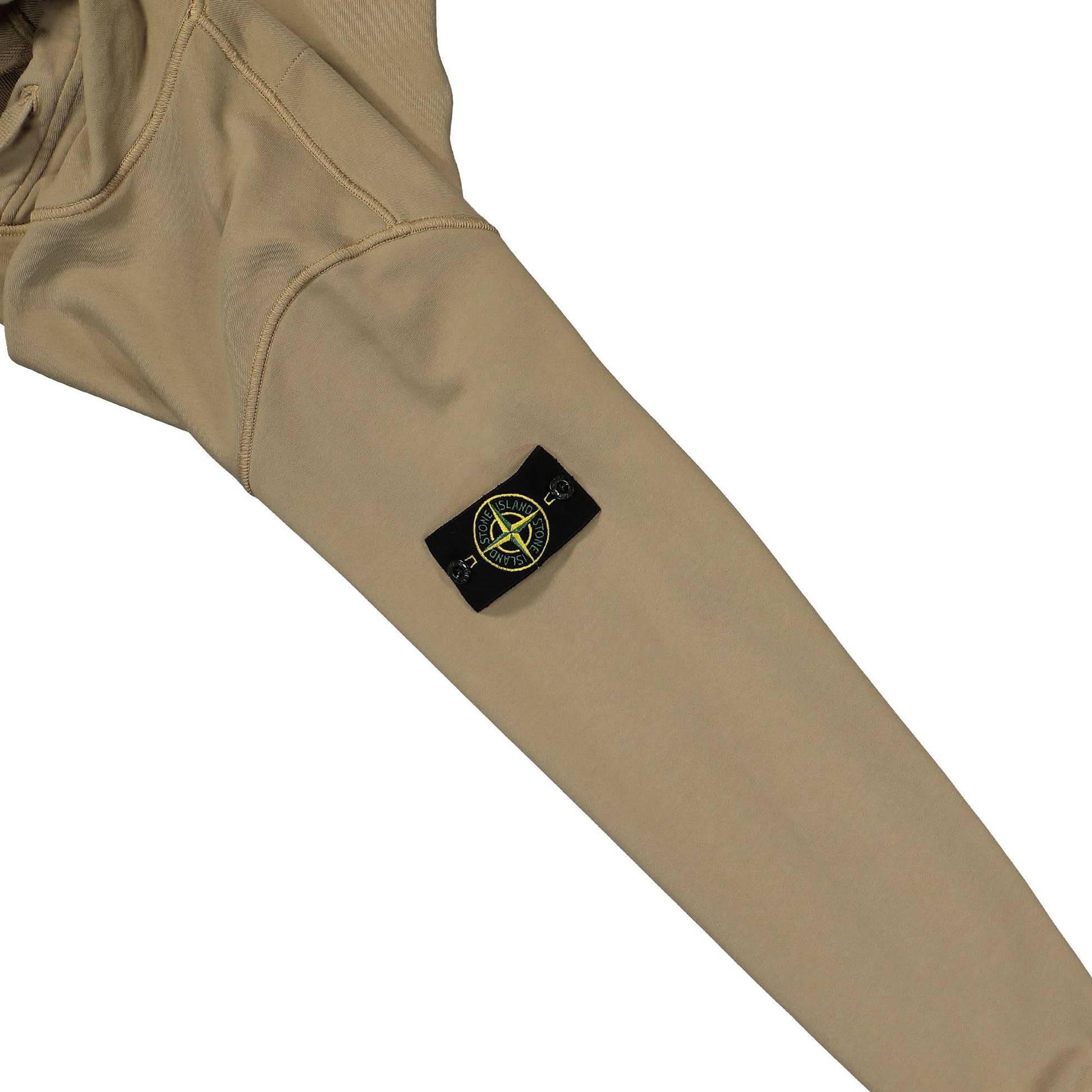 Stone Island Hooded Sweat-Shirt Brown Detail view 5 | Gate