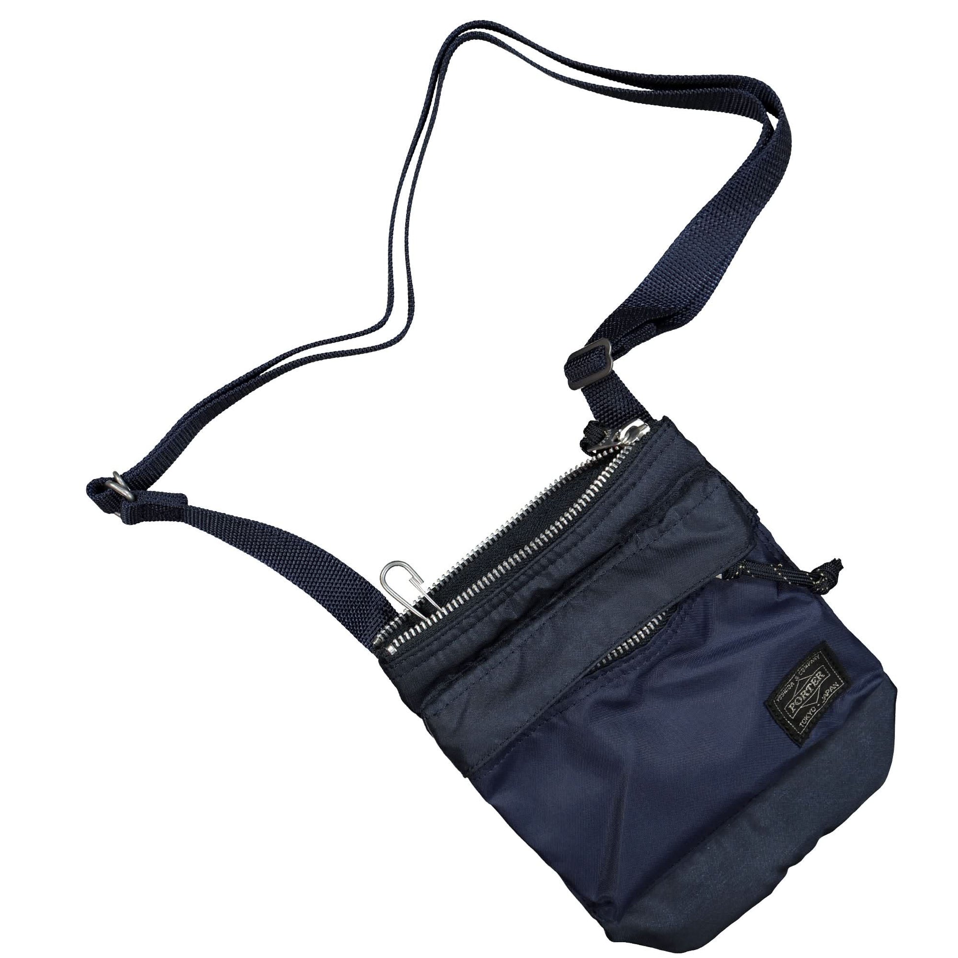 Porter-Yoshida & Co. Force Shoulder Pouch Blue Detail view 3 | Gate