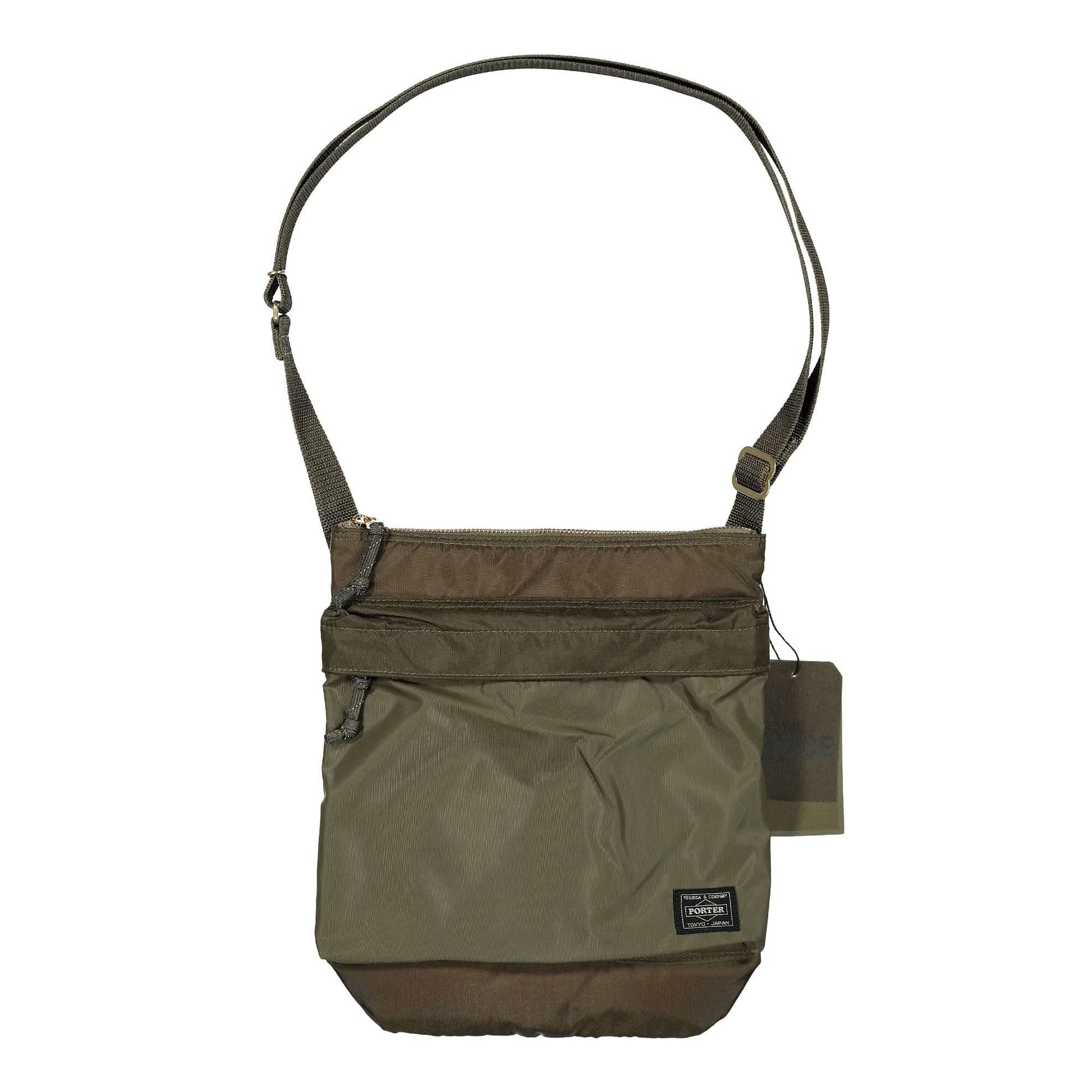 Porter-Yoshida & Co. Force Shoulder Bag Olive Detail view 3 | Gate