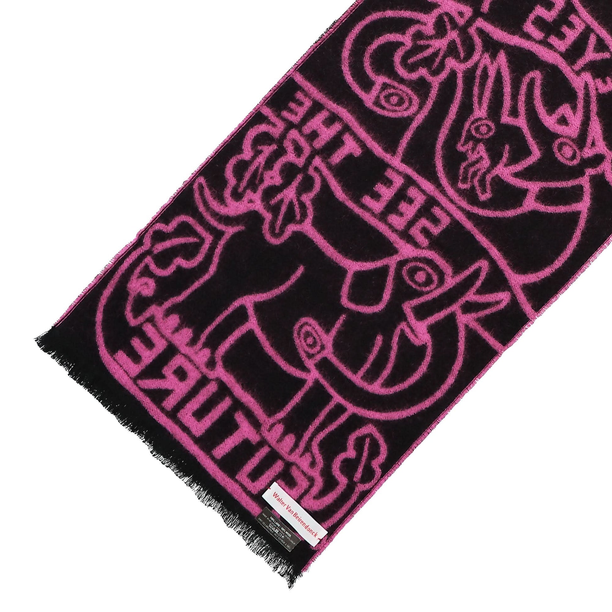 Walter Van Beirendonck NEW EYES Scarf Single Multicolor Detail view 3 | Gate