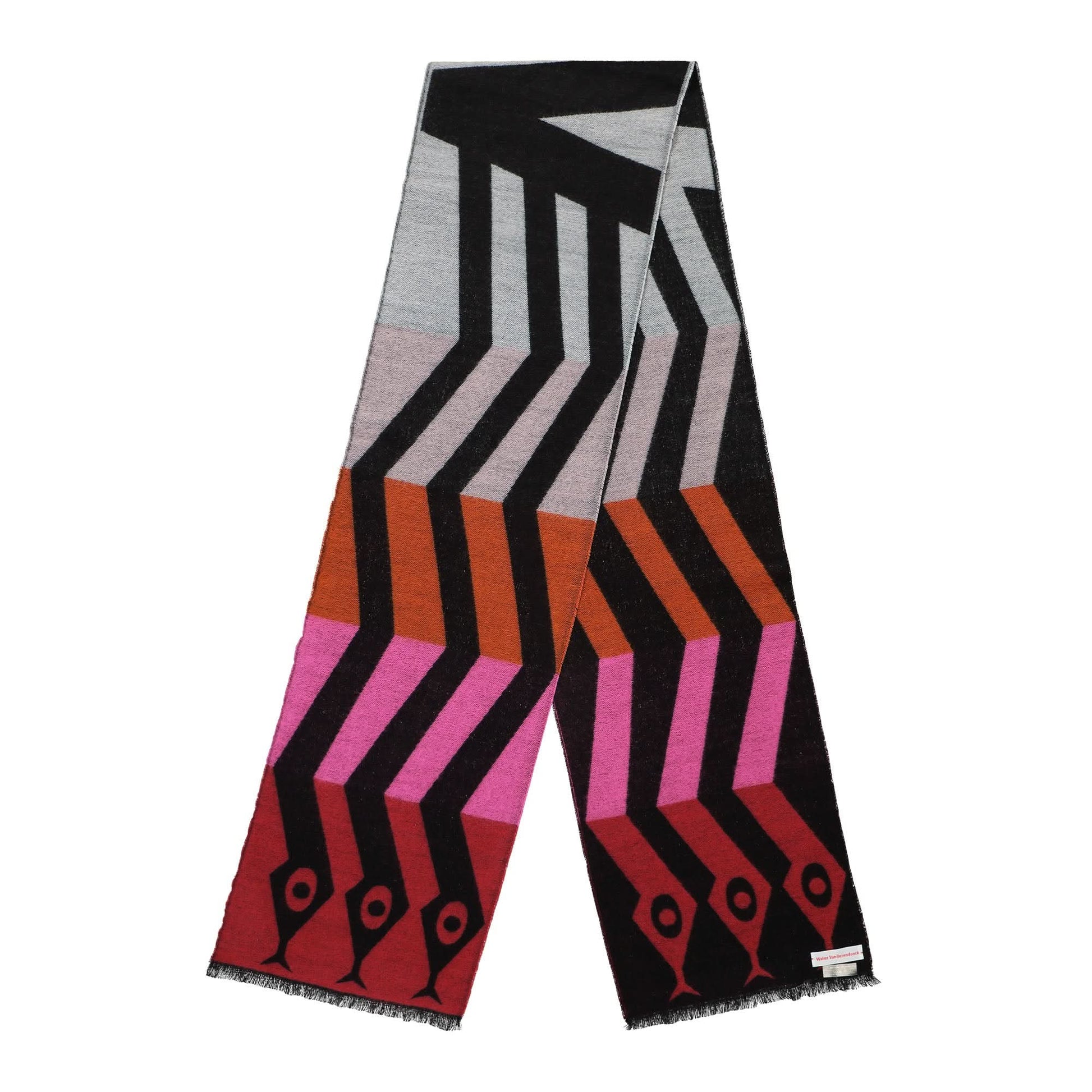 Walter Van Beirendonck SNAKE Scarf Single Multicolor Detail view 2 | Gate