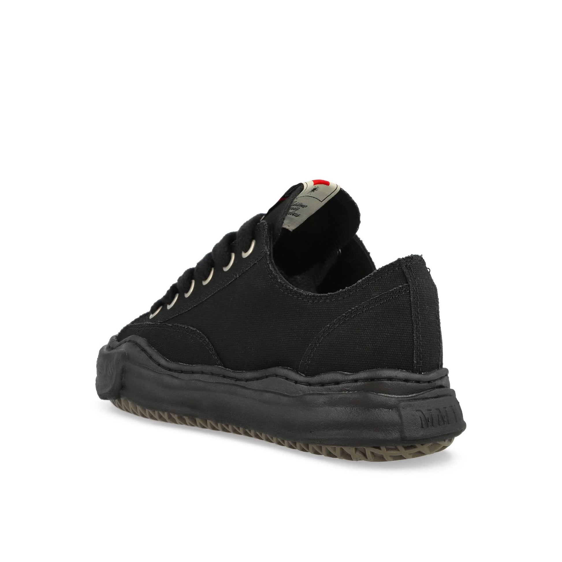 Maison Mihara Yasuhiro Peterson Low Black Sneaker Detail view 4 | Gate