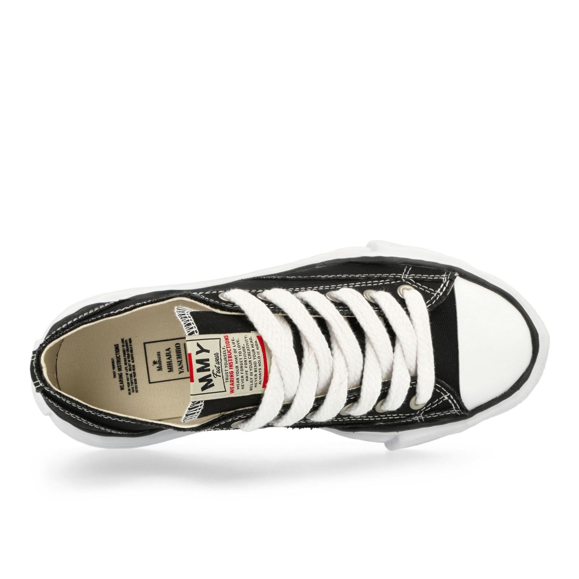 Maison Mihara Yasuhiro Peterson Low Black Sneaker Detail view 5 | Gate