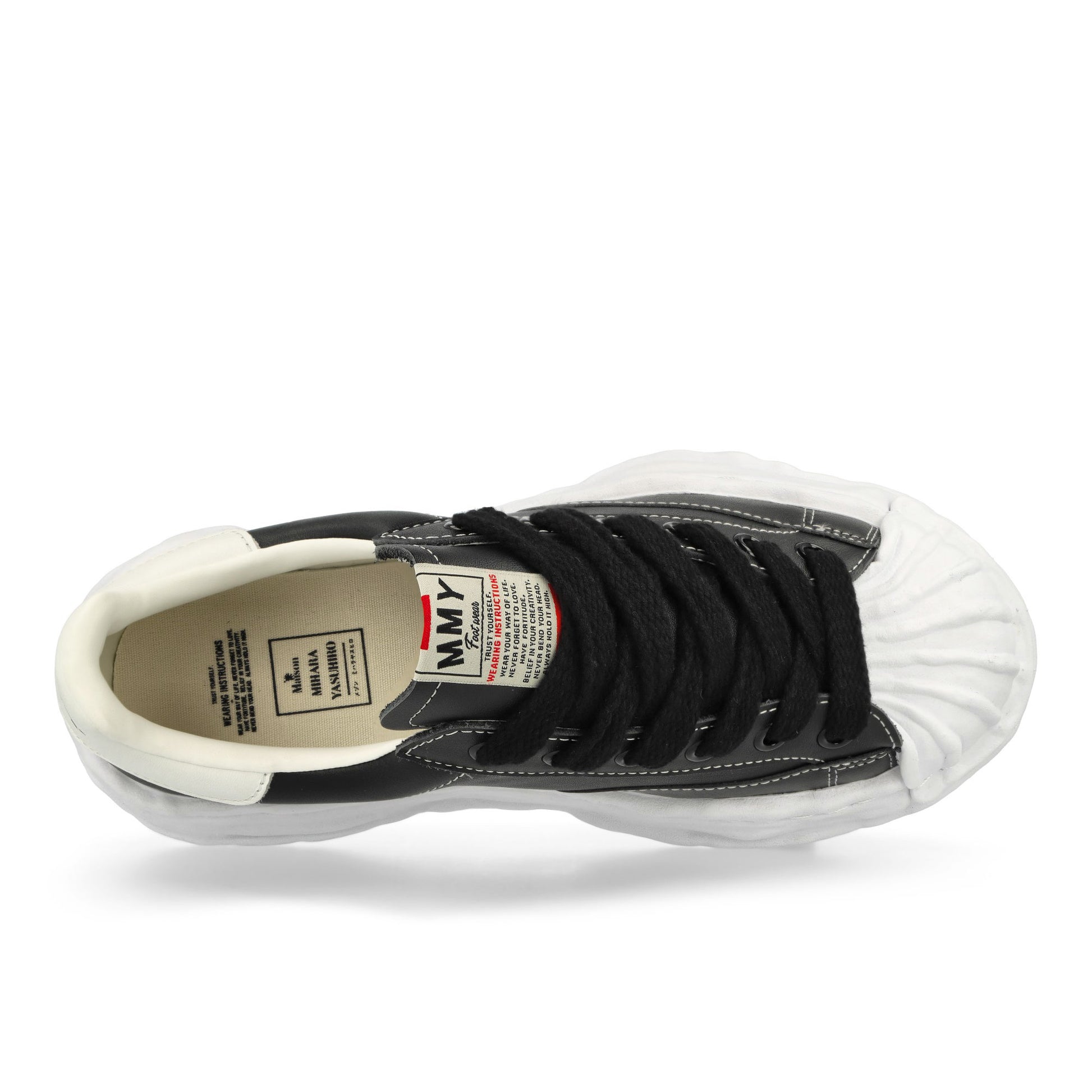 Maison Mihara Yasuhiro Blakey Black Sneaker Detail view 5 | Gate