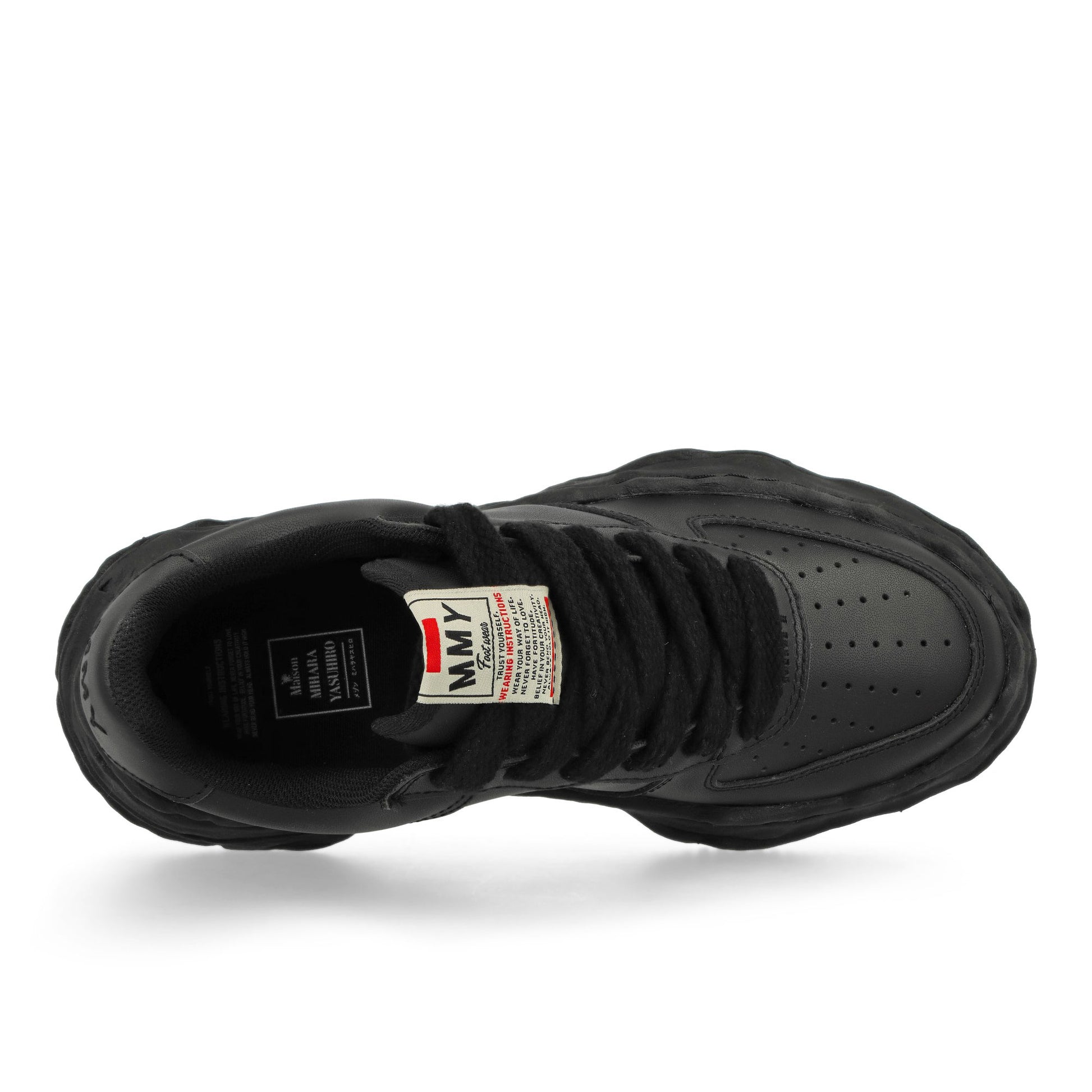 Maison Mihara Yasuhiro Wayne Black Sneaker Detail view 7 | Gate