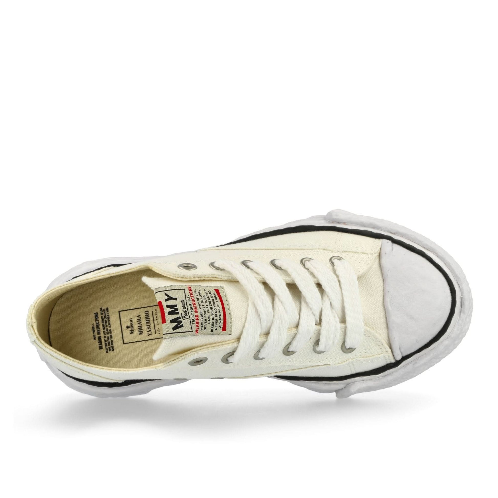 Maison Mihara Yasuhiro Peterson 23 Low White Sneaker Detail view 5 | Gate