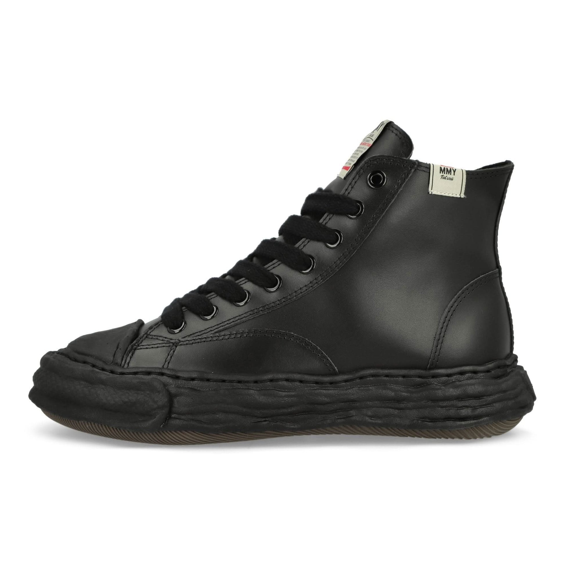 Maison Mihara Yasuhiro Peterson 23 High Black Sneaker Detail view 1 | Gate