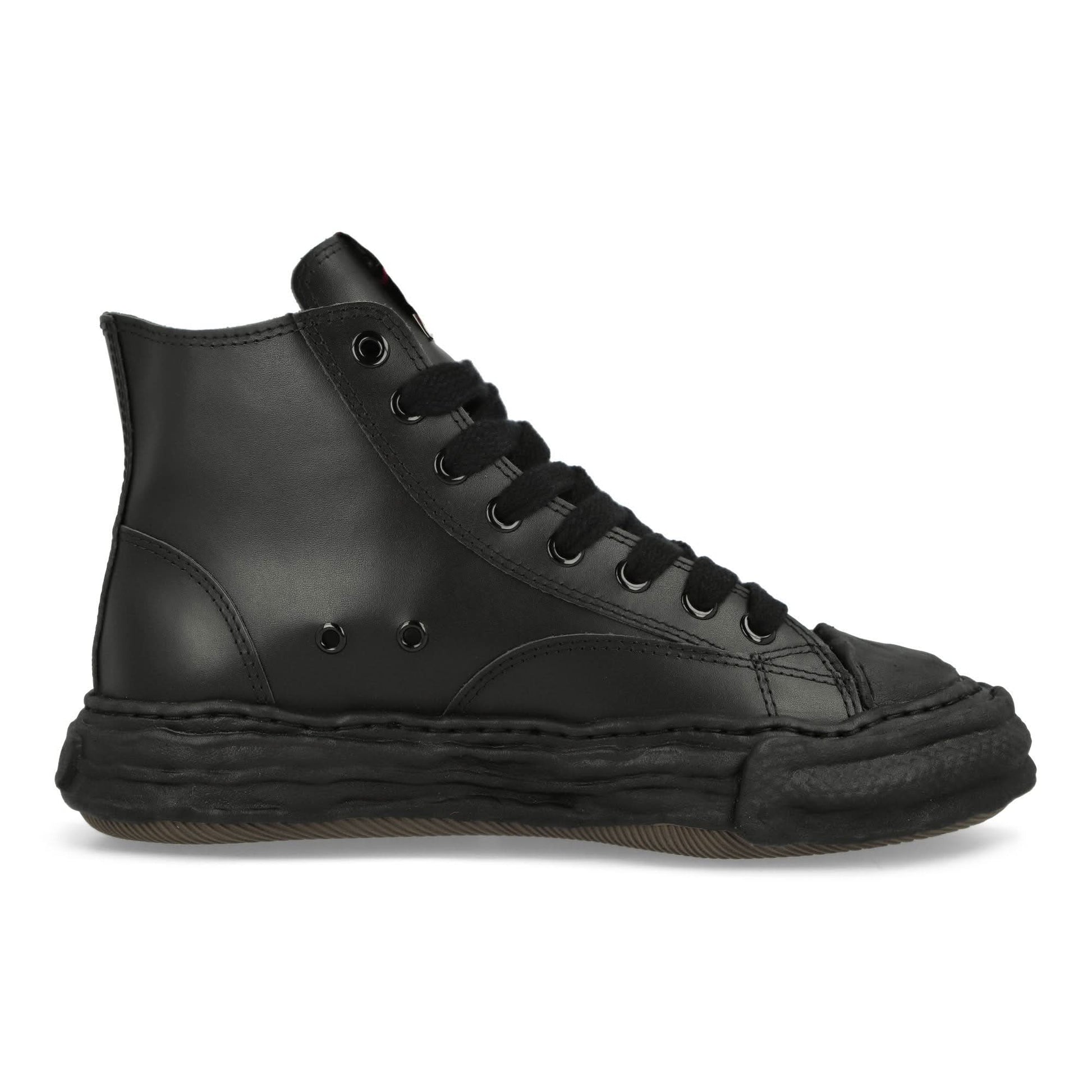 Maison Mihara Yasuhiro Peterson 23 High Black Sneaker Detail view 2 | Gate