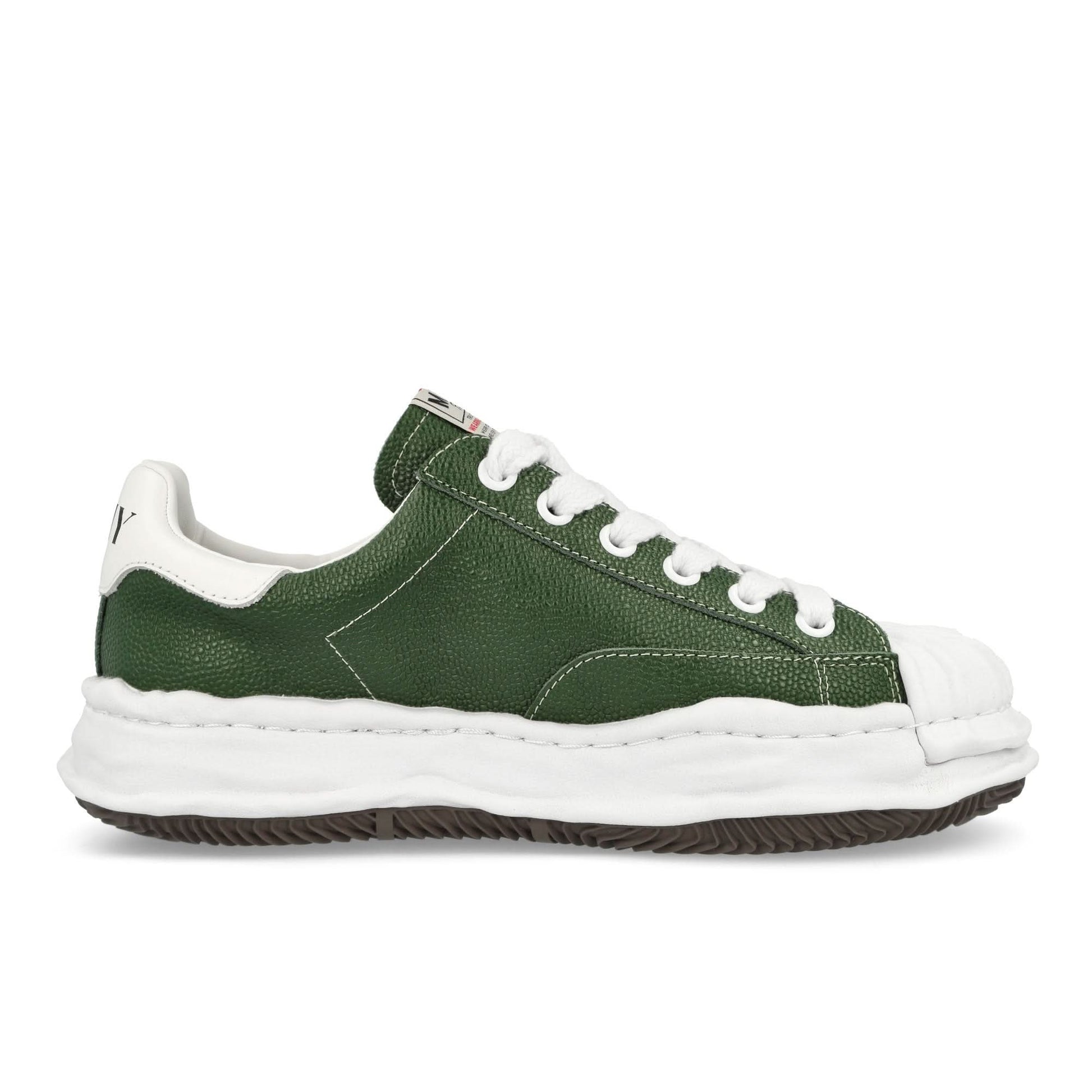 Maison Mihara Yasuhiro Blakey Low Green Sneaker Detail view 2 | Gate