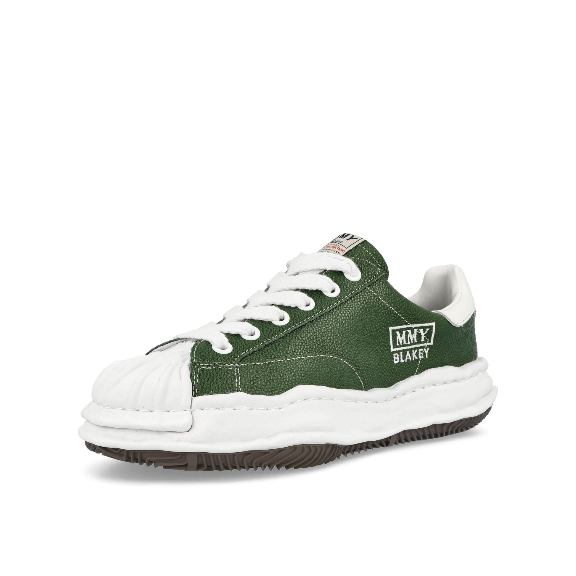 Maison Mihara Yasuhiro Blakey Low Green Sneaker Detail view 4 | Gate