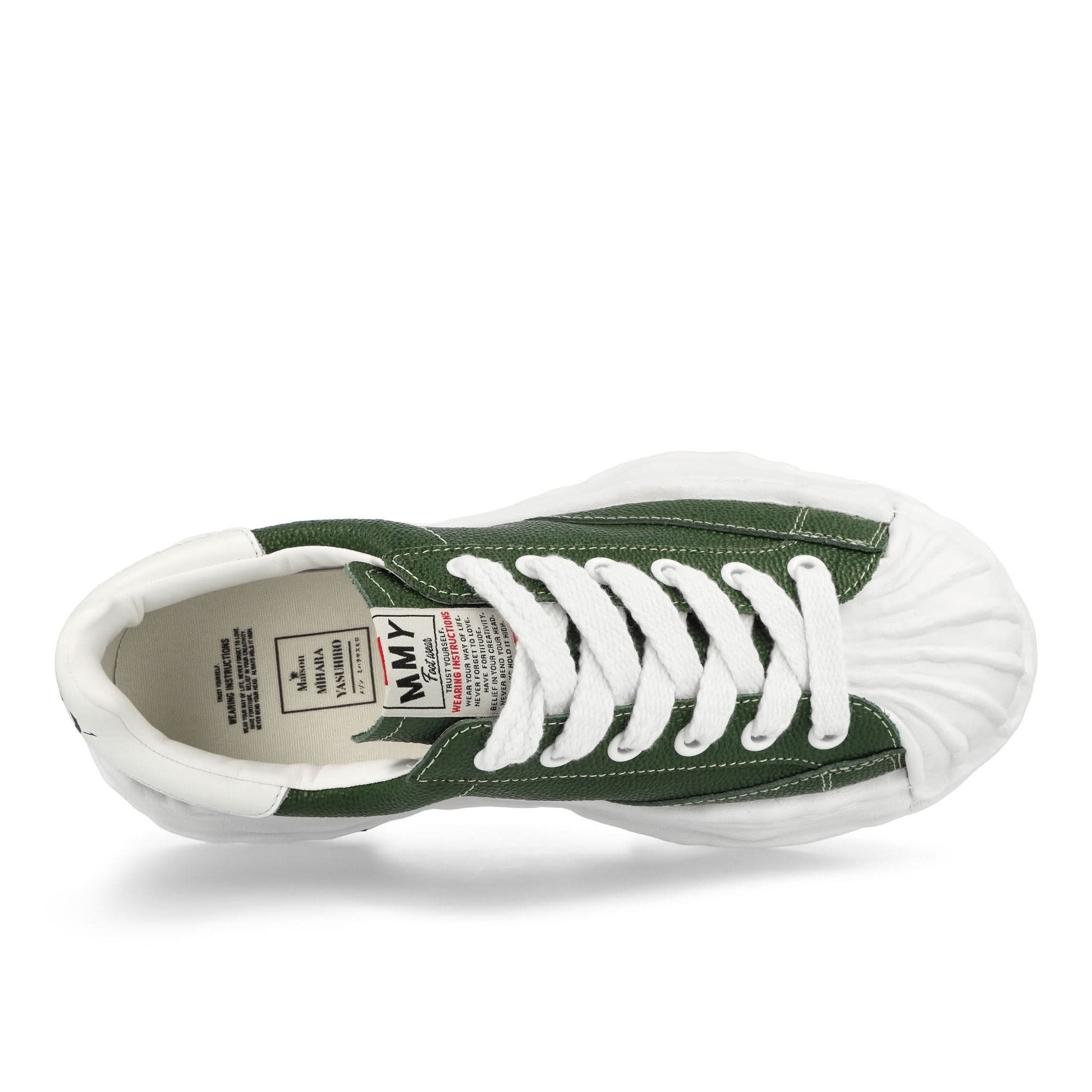 Maison Mihara Yasuhiro Blakey Low Green Sneaker Detail view 5 | Gate
