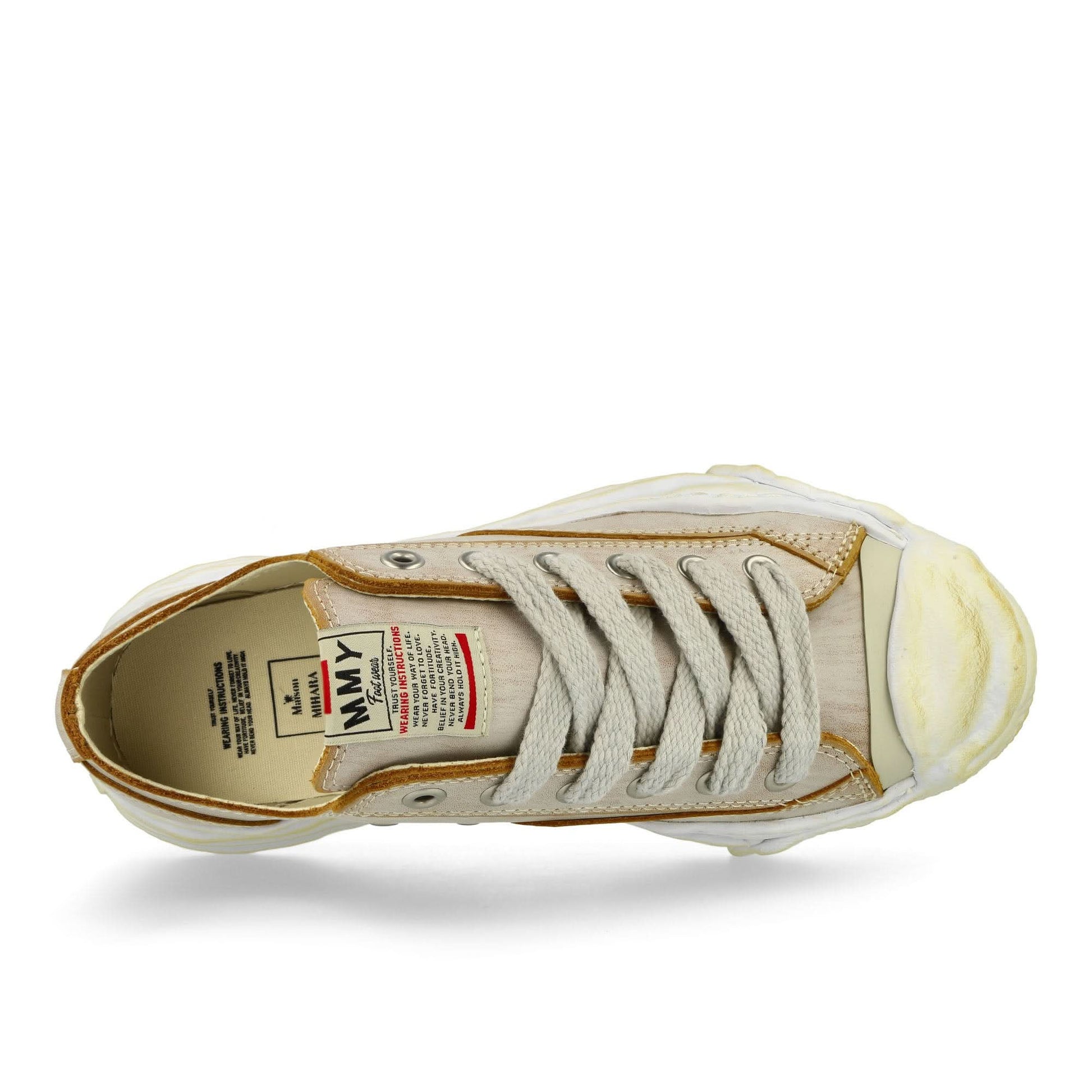 Maison Mihara Yasuhiro Hank Low White Sneaker Detail view 5 | Gate