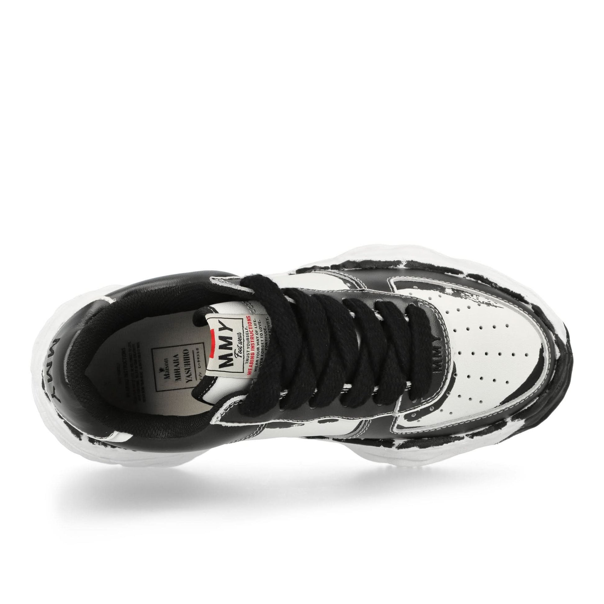 Maison Mihara Yasuhiro Wayne Low Black Sneaker Detail view 5 | Gate