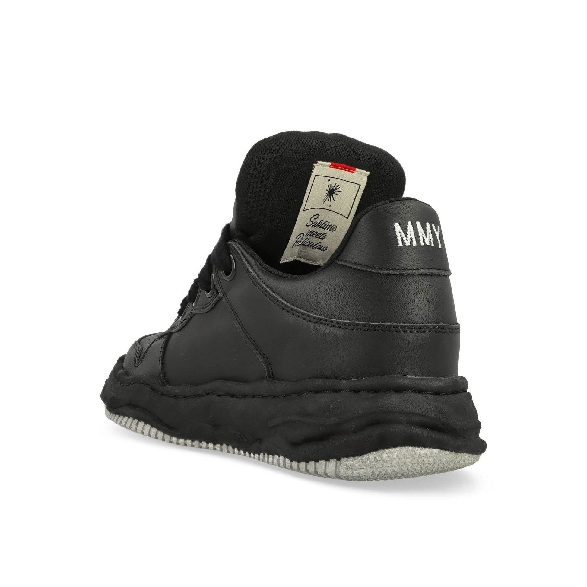 Maison Mihara Yasuhiro Wayne Black Sneaker Detail view 3 | Gate