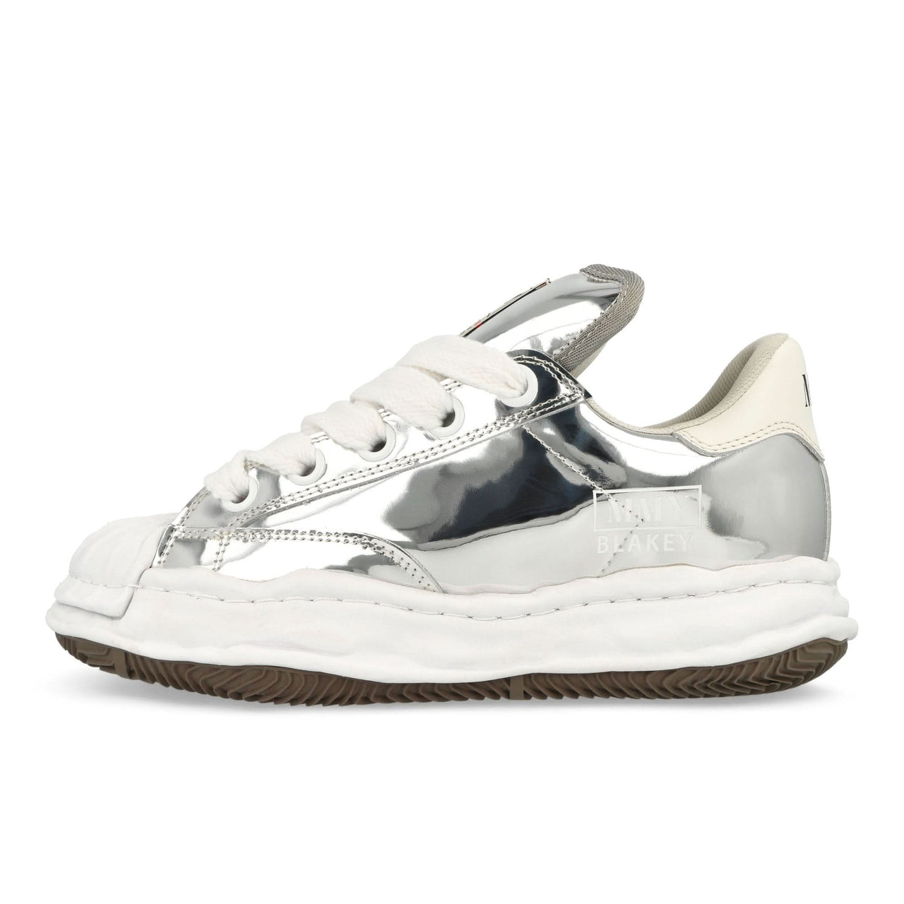 Maison Mihara Yasuhiro Blakey Silver Sneaker Detail view 1 | Gate