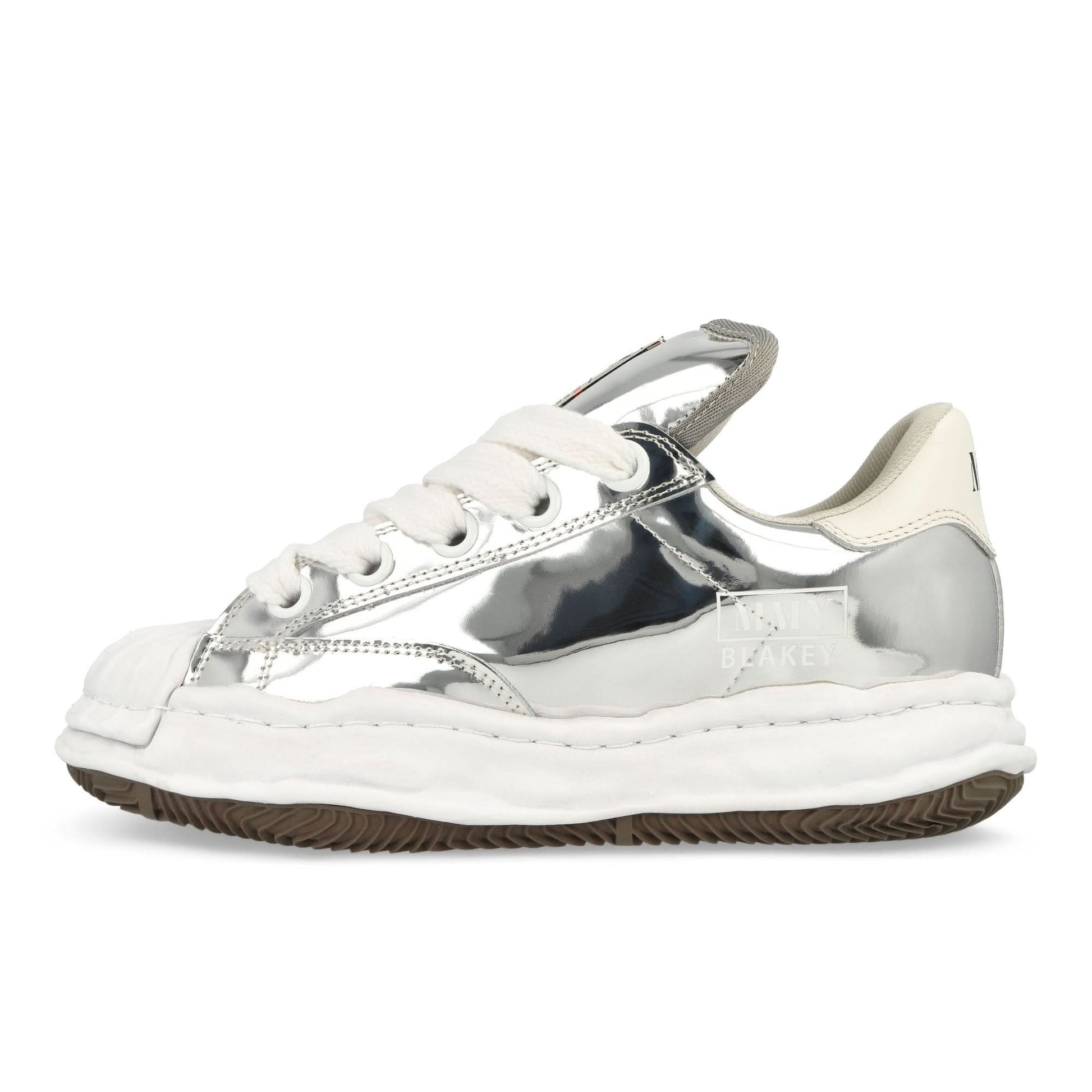 Maison Mihara Yasuhiro Blakey Silver Sneaker Detail view 1 | Gate
