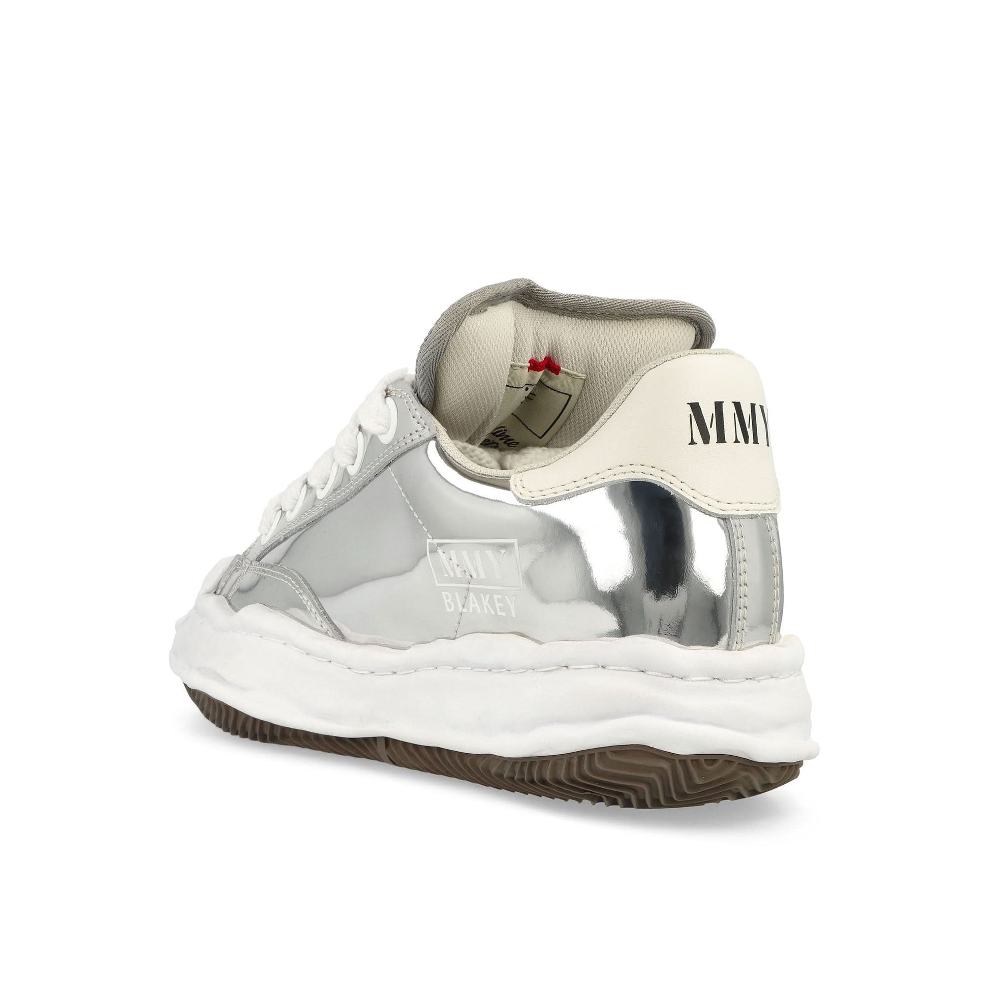 Maison Mihara Yasuhiro Blakey Silver Sneaker Detail view 3 | Gate