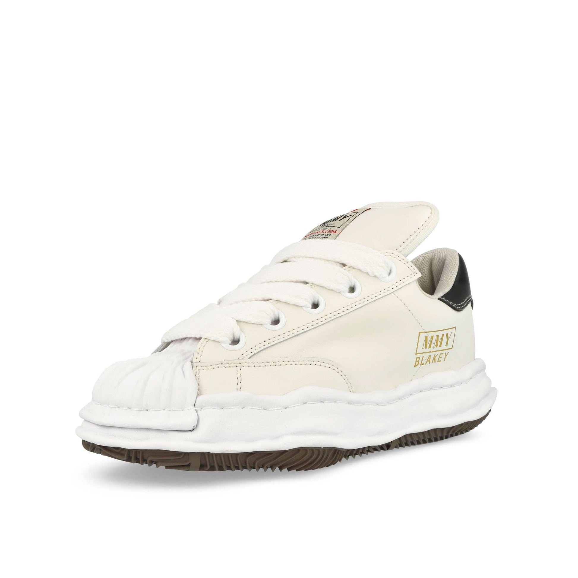Maison Mihara Yasuhiro Blakey White Sneaker Detail view 4 | Gate
