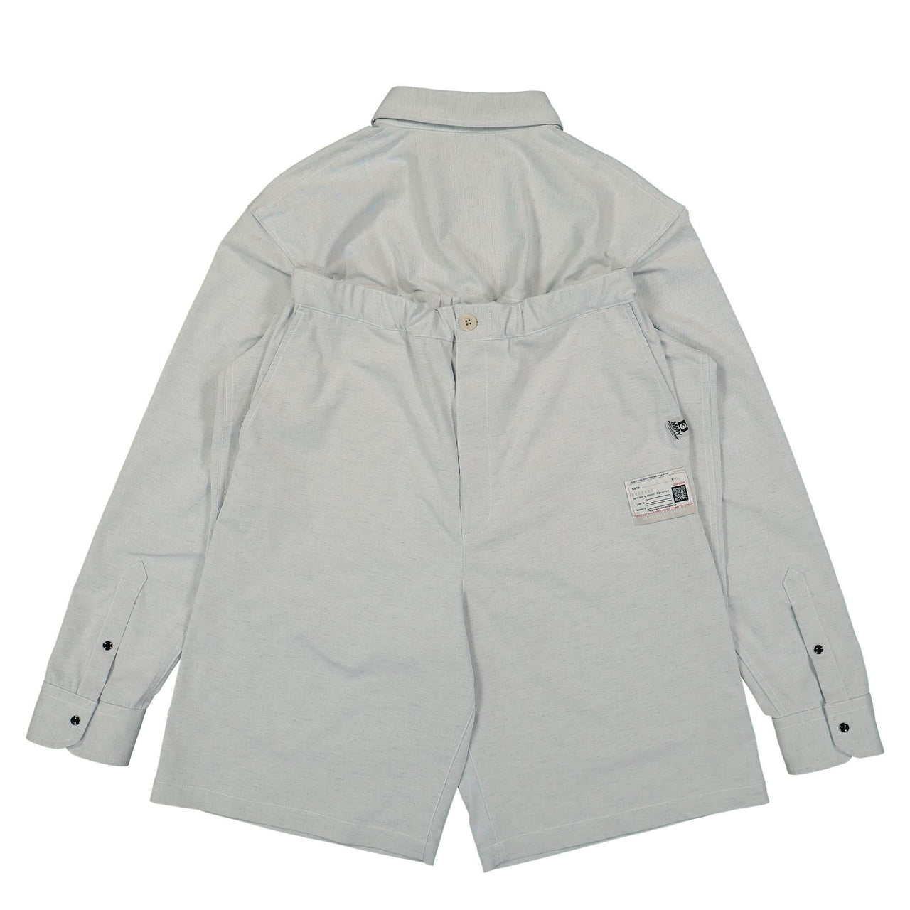 Maison Mihara Yasuhiro Shirts Combination Pants Grey Detail view 1 | Gate