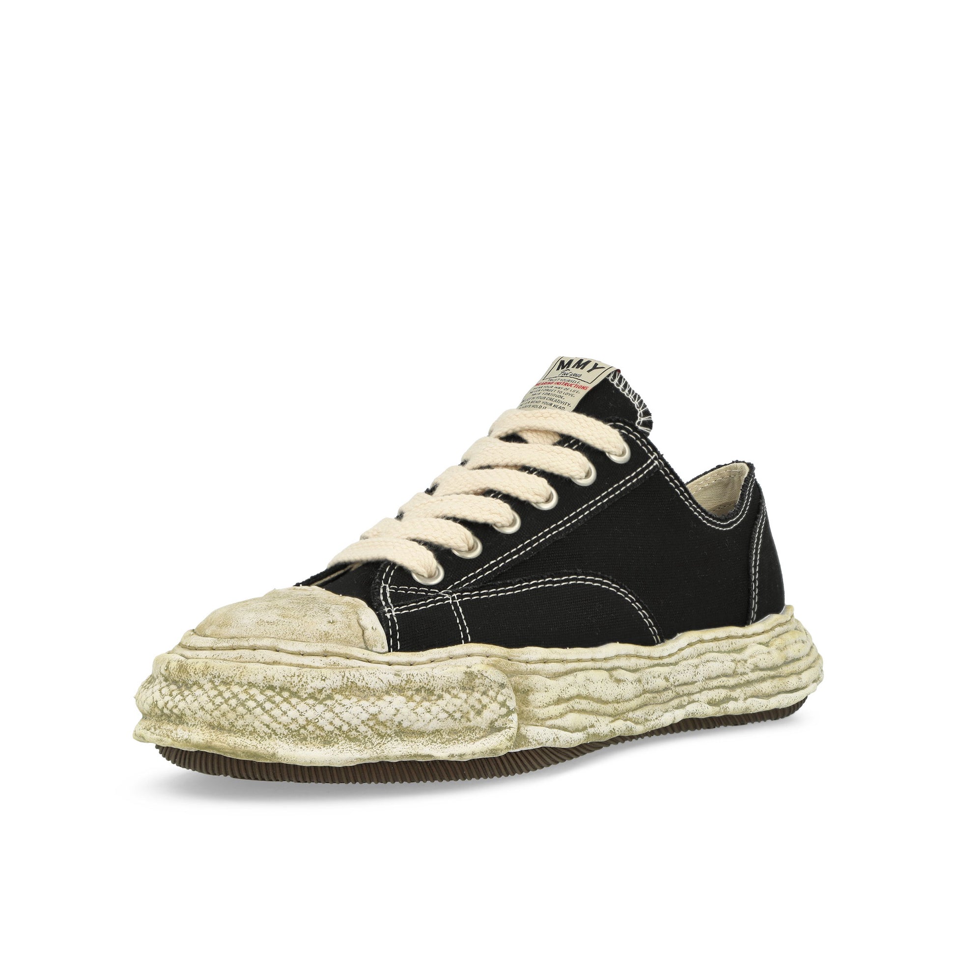 Maison Mihara Yasuhiro Peterson 23 Low Black Sneaker Detail view 4 | Gate