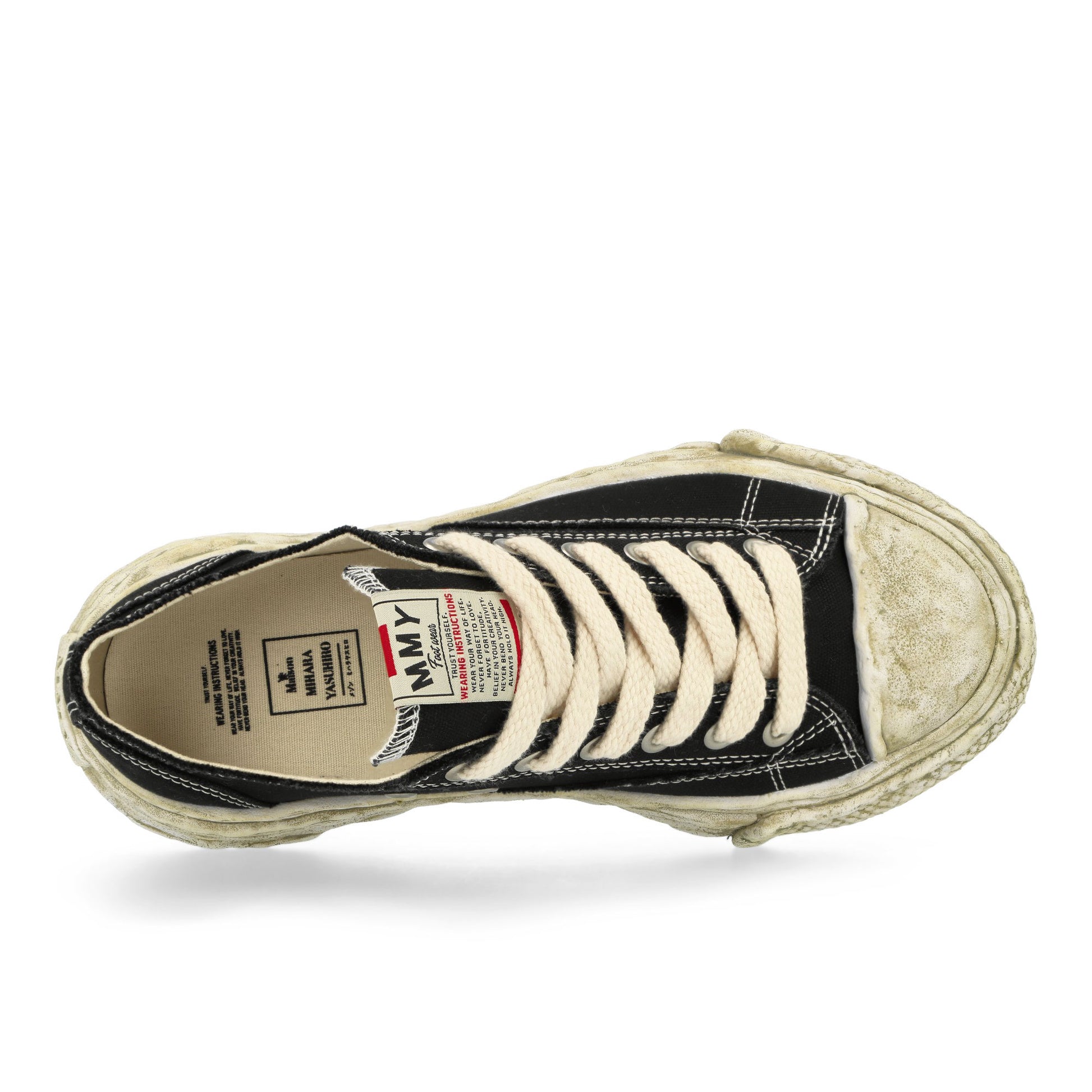 Maison Mihara Yasuhiro Peterson 23 Low Black Sneaker Detail view 5 | Gate