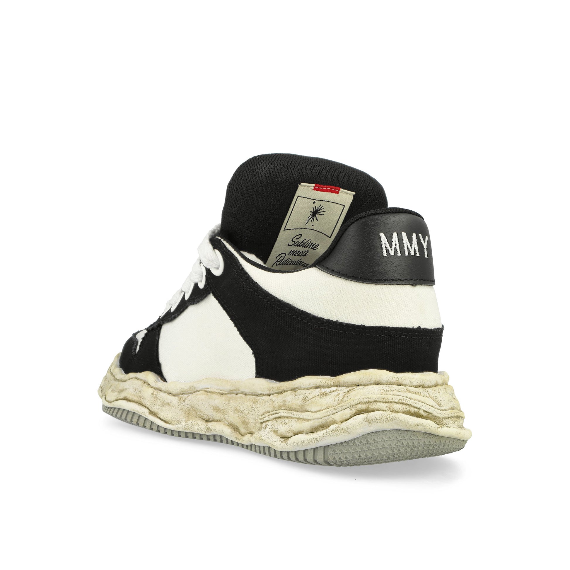 Maison Mihara Yasuhiro Wayne Low Black Sneaker Detail view 3 | Gate