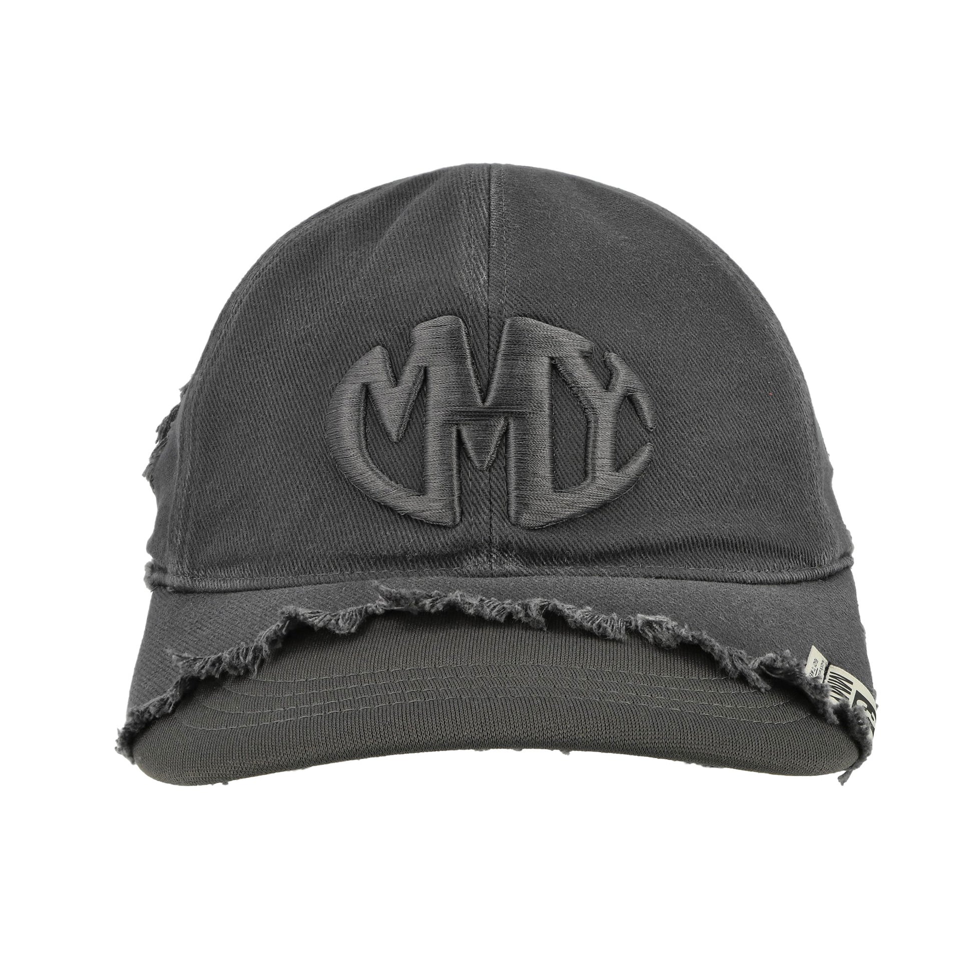 Maison Mihara Yasuhiro Crushed Detail Cap Grey Detail view 5 | Gate