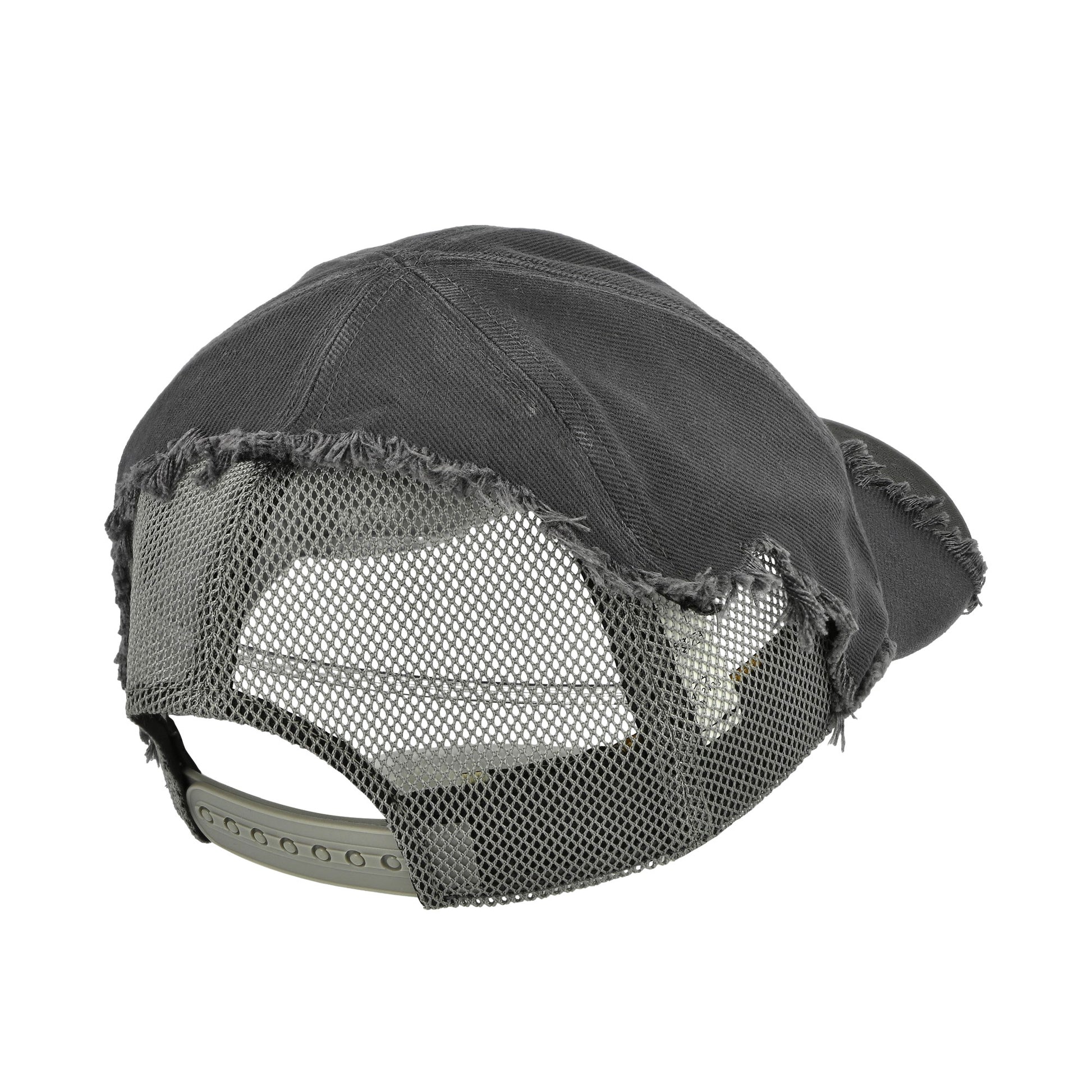 Maison Mihara Yasuhiro Crushed Detail Cap Grey Detail view 6 | Gate